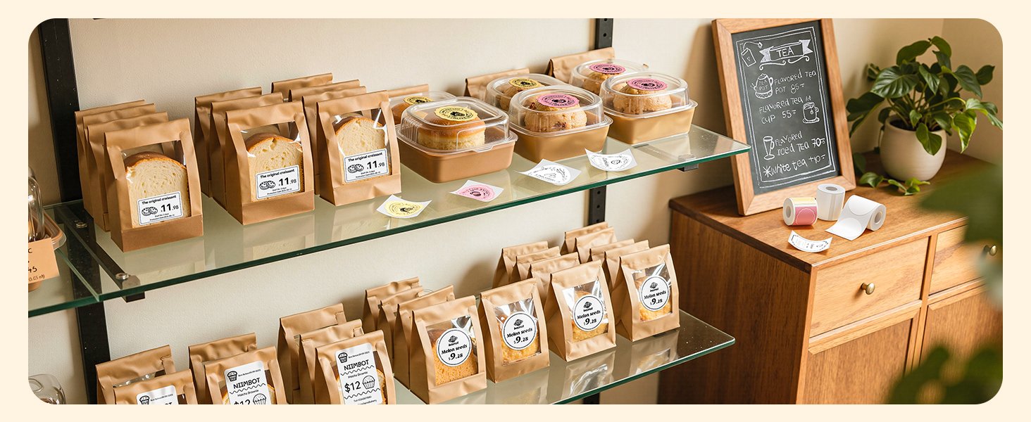 OEM 2 Rolls 2'' x 1.18'' (50x30mm) Waterproof Oil-Proof Tear-Proof Thermal Labels for B1 B21 B3S K3 Label Makers Black on White Manufacturer