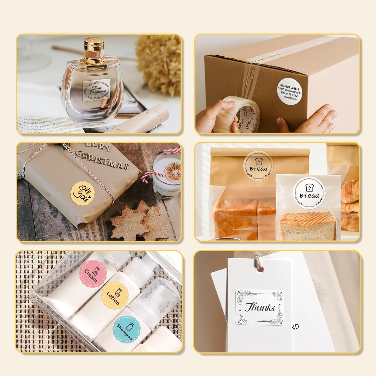 Wholesale Round Colorful Labels 3 Rolls 1.34'' (34x34mm) Food Personalized Home School Office Manufacturer