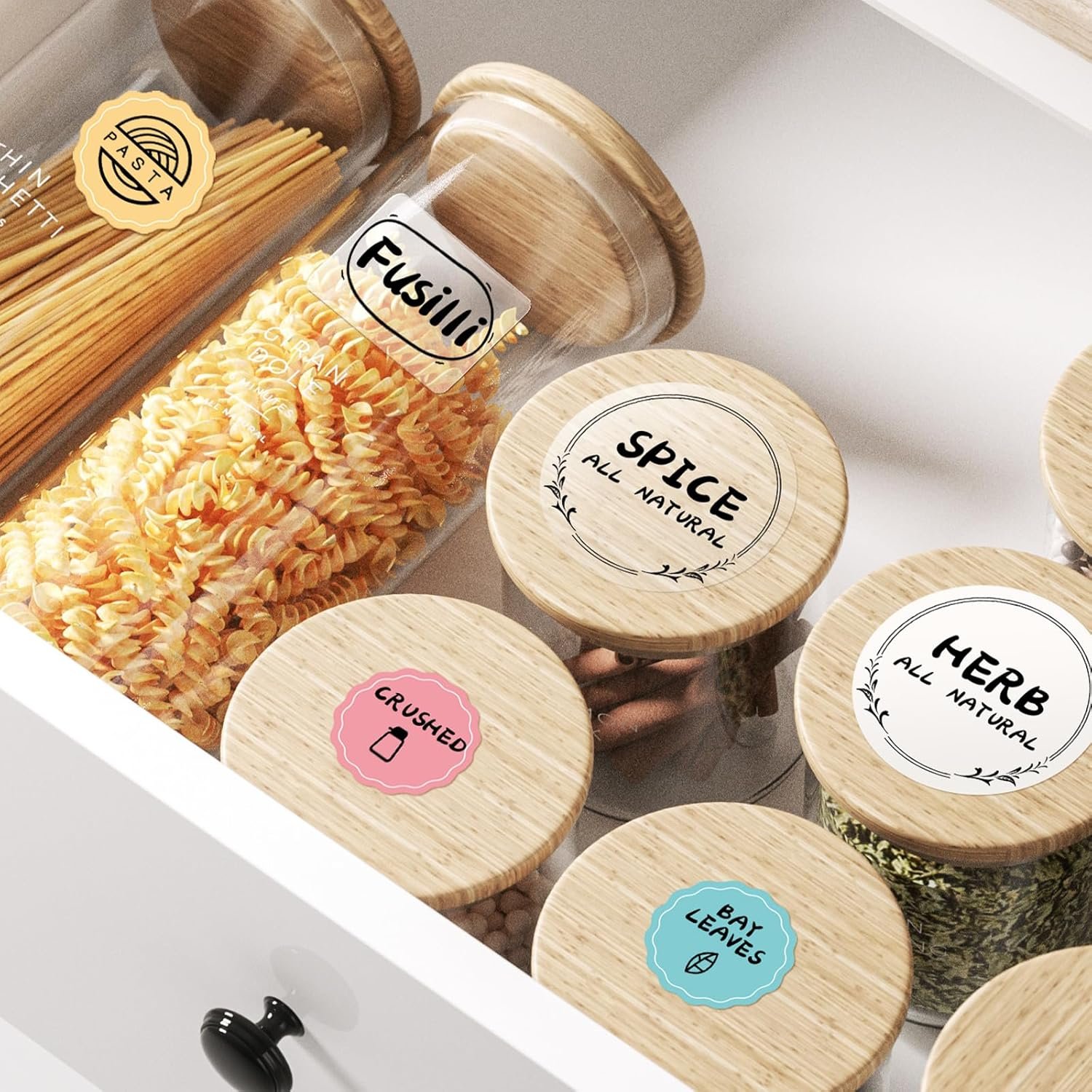 Wholesale Round Colorful Labels 3 Rolls 1.34'' (34x34mm) Food Personalized Home School Office Manufacturer