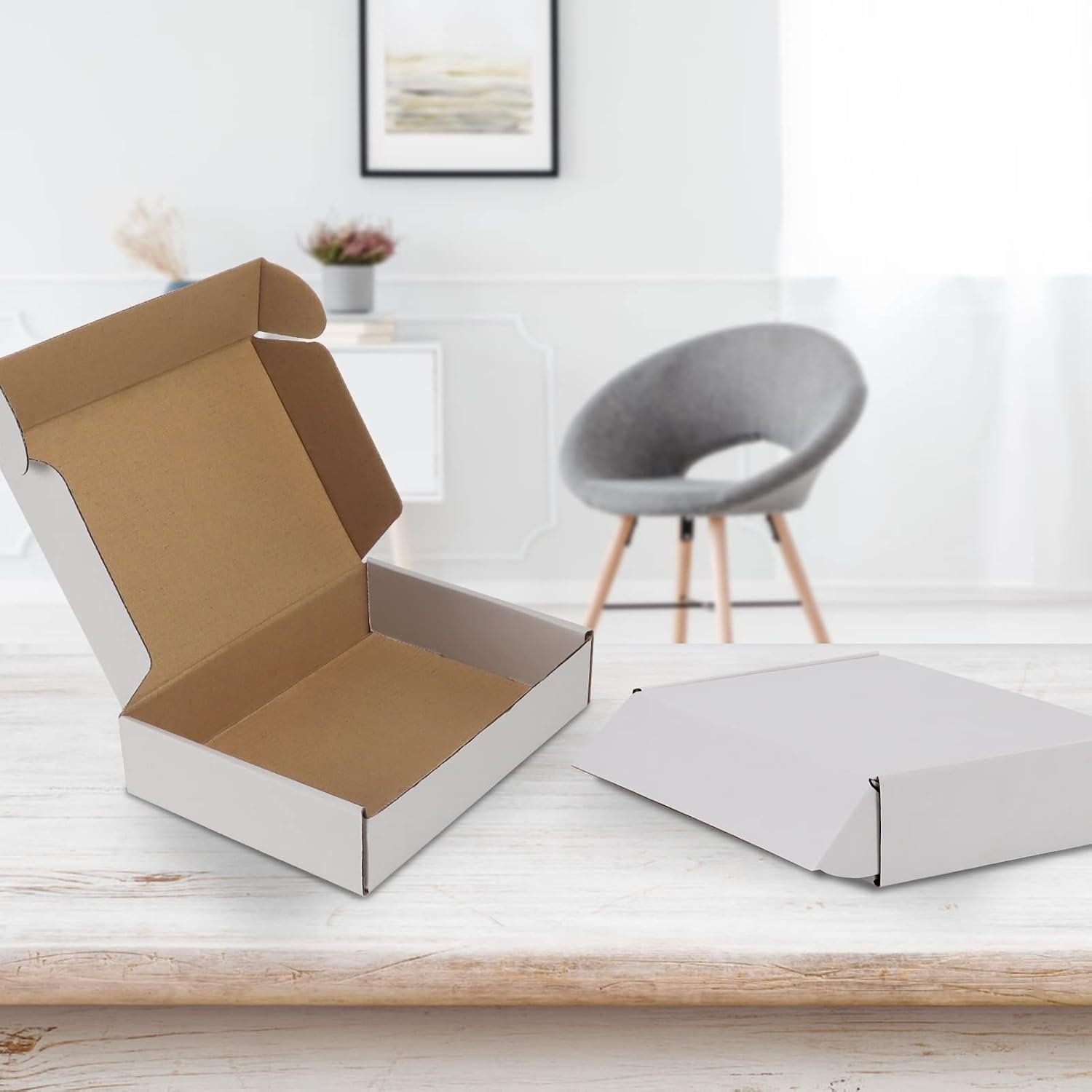 Wholesale 9x6x2 Inches White Corrugated Cardboard Shipping Boxes Literature Mailer Set of 50 Manufacturer Wholesale 9x6x2 Inches White Corrugated Cardboard Shipping Boxes Literature Mailer Set of 50 Manufacturer