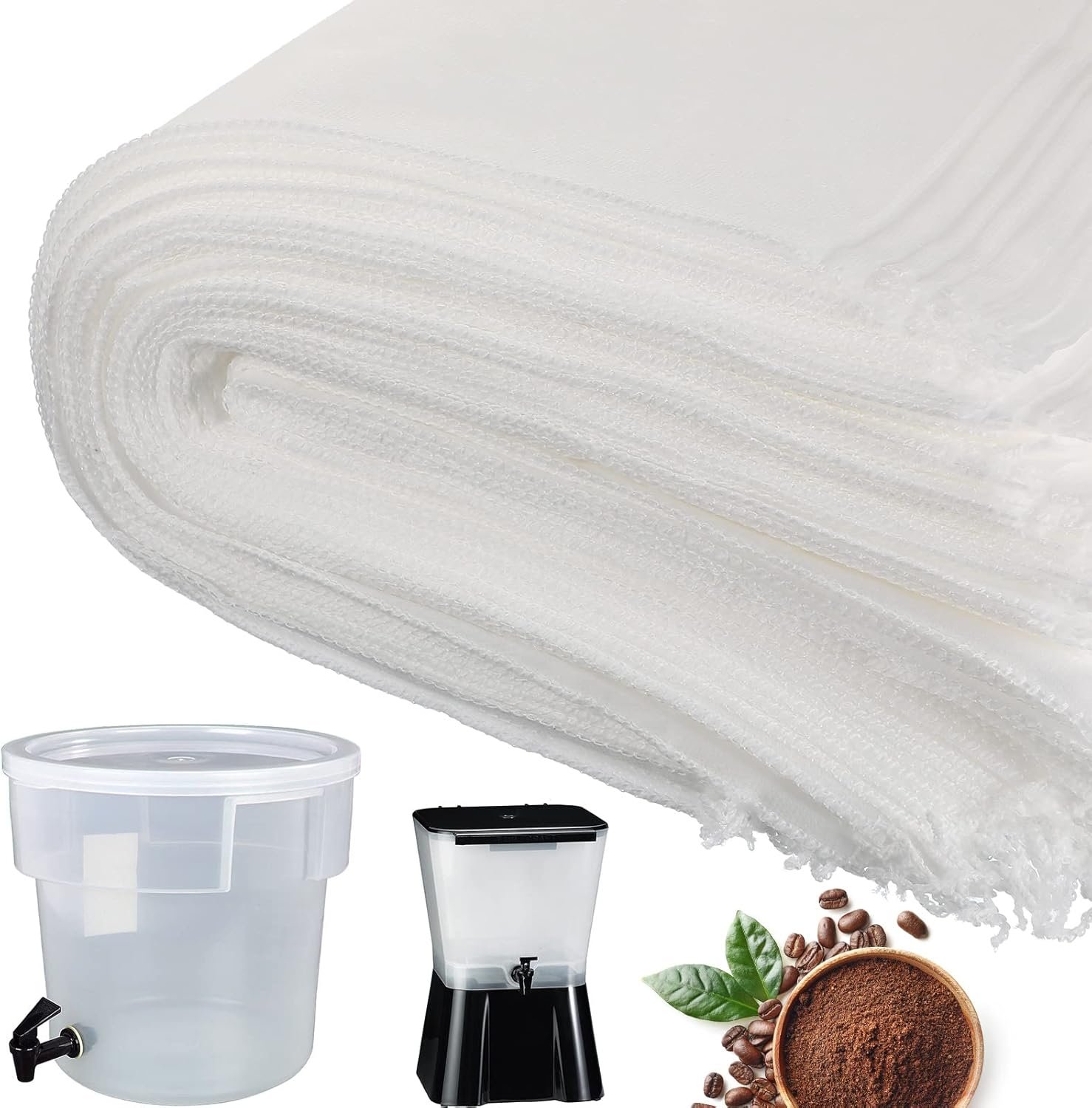 Wholesale 150PCS 16" x 20" Large Non-Woven Brew Bags Commercial Cold Coffee Filters Fits 5 Gallon Systems for Restaurants Home Hops Cider Wine Beer Tea Manufacturer