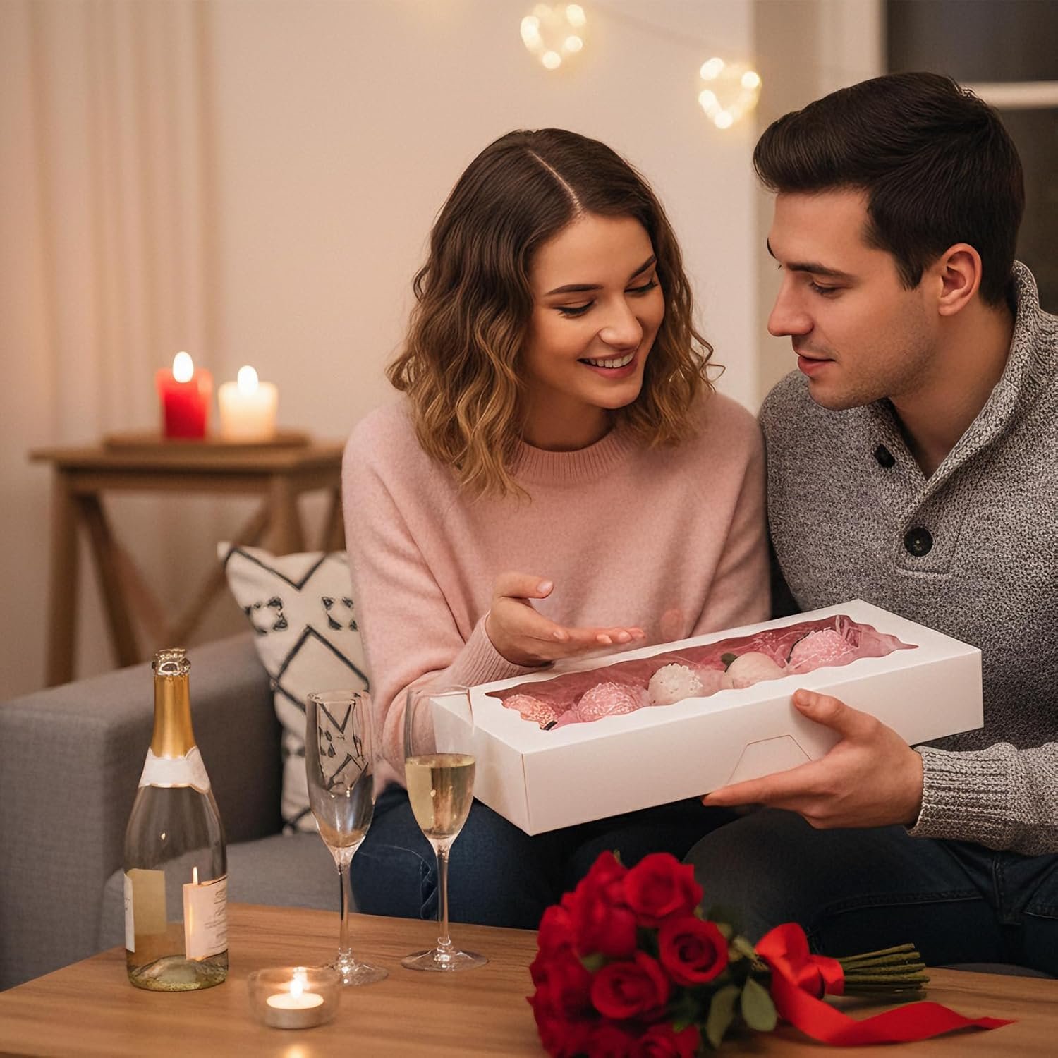 Wholesale 20-Pack Cookie Boxes with Window 12.5