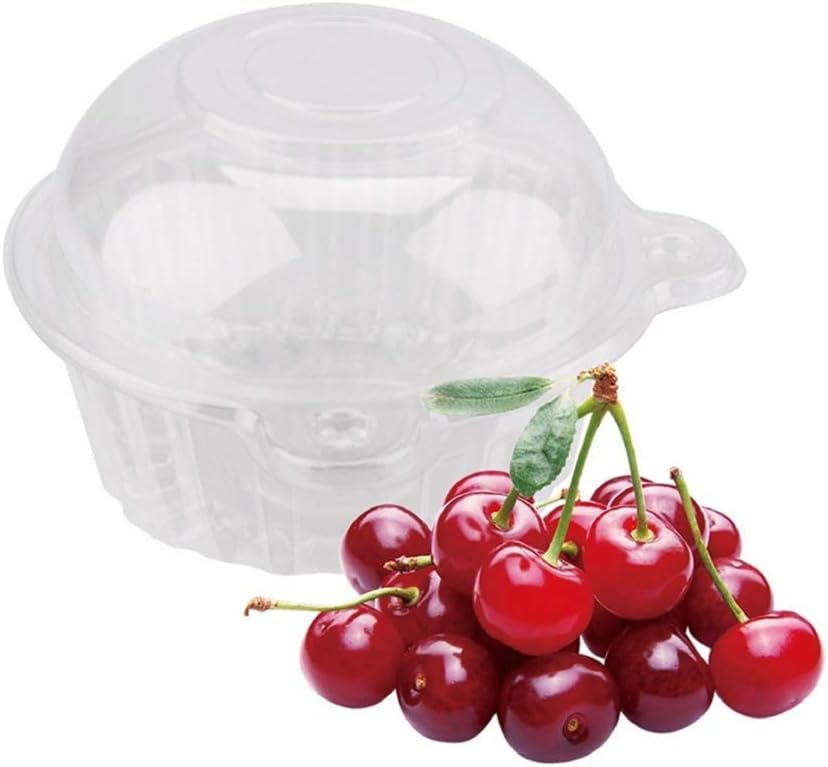 Wholesale 50 Pack Plastic Individual Cupcake Muffin Dome Holders Manufacturer