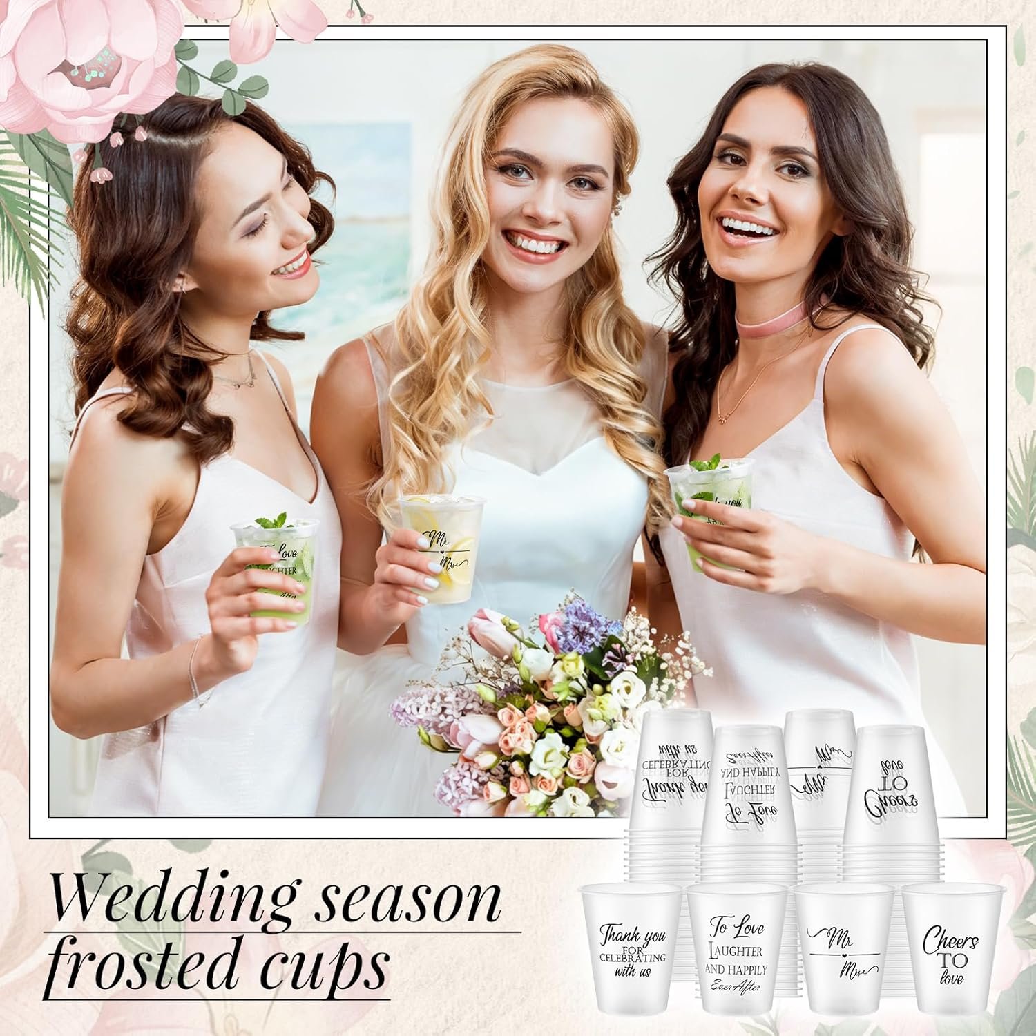 Wholesale 100 Pcs 12 oz Frosted Clear Plastic Disposable Cups Bulk for Wedding Reception Bridal Shower Bachelorette Party Supplies Manufacturer Wholesale 100 Pcs 12 oz Frosted Clear Plastic Disposable Cups Bulk for Wedding Reception Bridal Shower Bachelorette Party Supplies Manufacturer