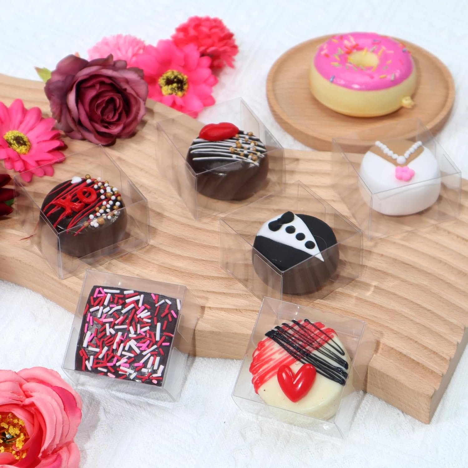 Wholesale 50Pcs 2.17x2.17x1.38 Inch Single Boxes for Chocolate Covered Cookies Macarons Brownies Treats Candies Small Gifts Wedding Bridal Shower Birthday Party Favors Manufacturer Wholesale 50Pcs 2.17x2.17x1.38 Inch Single Boxes for Chocolate Covered Cookies Macarons Brownies Treats Candies Small Gifts Wedding Bridal Shower Birthday Party Favors Manufacturer