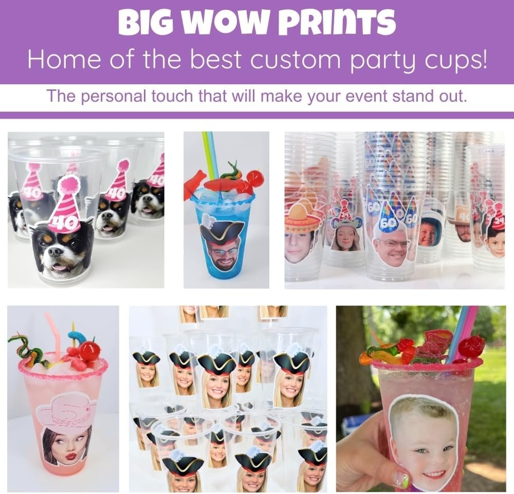 Wholesale Personalized 16oz Disposable Plastic Cups with Custom Photos Face Designs for Birthdays Weddings Bachelorette Parties Funny Drinkware Tableware for Adults Kids Factory Wholesale Personalized 16oz Disposable Plastic Cups with Custom Photos Face Designs for Birthdays Weddings Bachelorette Parties Funny Drinkware Tableware for Adults Kids Factory