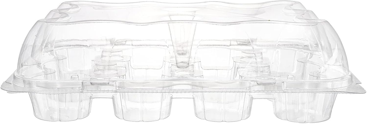 Wholesale 12 Pack Stackable Clear Cupcake Carriers with Detachable Lids for Cupcakes Muffins BPA-free Manufacturer