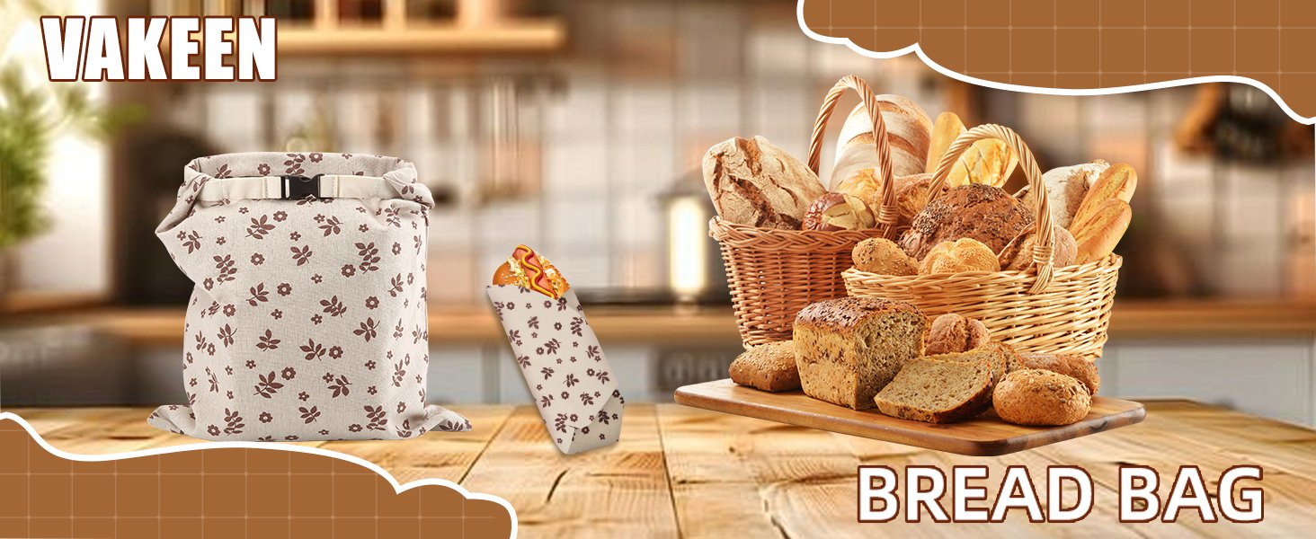 OEM Reusable Organic Linen Beeswax Bread Bags Large Capacity for Sourdough Storage with 3 Beeswax Wraps Baking Accessories Manufacturer