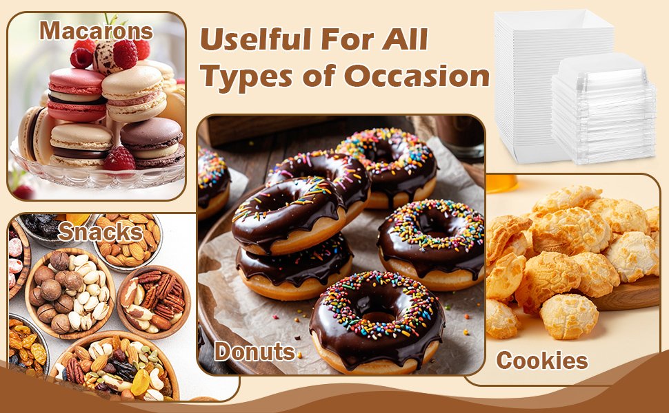 Wholesale 100 Pack Square Disposable Charcuterie Boxes with Clear Lids White Paper Food Containers for Sandwiches Cakes Slices Cookies Strawberries Manufacturer Wholesale 100 Pack Square Disposable Charcuterie Boxes with Clear Lids White Paper Food Containers for Sandwiches Cakes Slices Cookies Strawberries Manufacturer