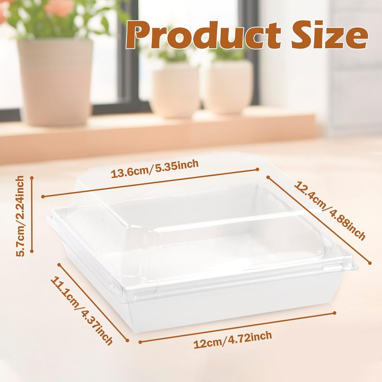 Wholesale 100 Pack Square Disposable Charcuterie Boxes with Clear Lids White Paper Food Containers for Sandwiches Cakes Slices Cookies Strawberries Manufacturer Wholesale 100 Pack Square Disposable Charcuterie Boxes with Clear Lids White Paper Food Containers for Sandwiches Cakes Slices Cookies Strawberries Manufacturer