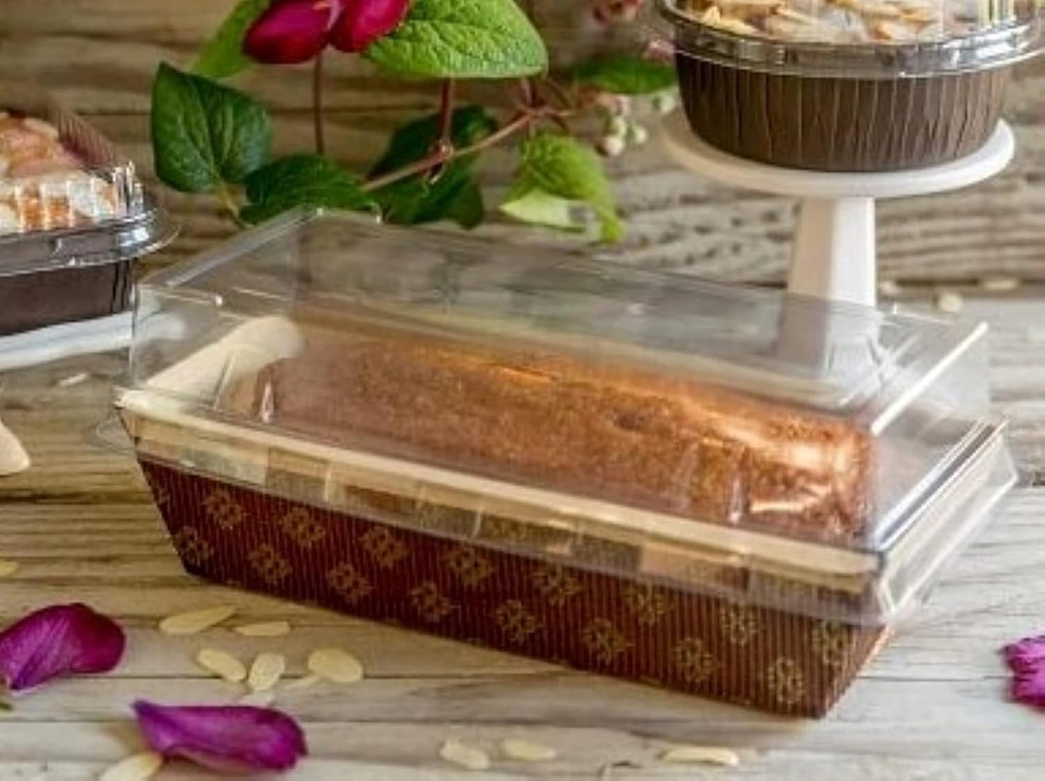 Wholesale Paper Loaf Pans with Lids 12 Pcs Rectangular Disposable for Baking Bread Cake More Medium Size 7 x 3 x 2 Inches Oven Safe Heavy Duty Manufacturer