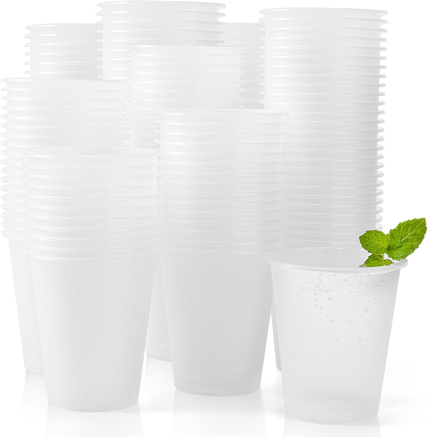 Wholesale 200 Pack 12 Oz Frosted Clear Disposable Plastic Drinking Cups Bulk for Wedding Reception Stadium Birthday Party Supplies Manufacturer