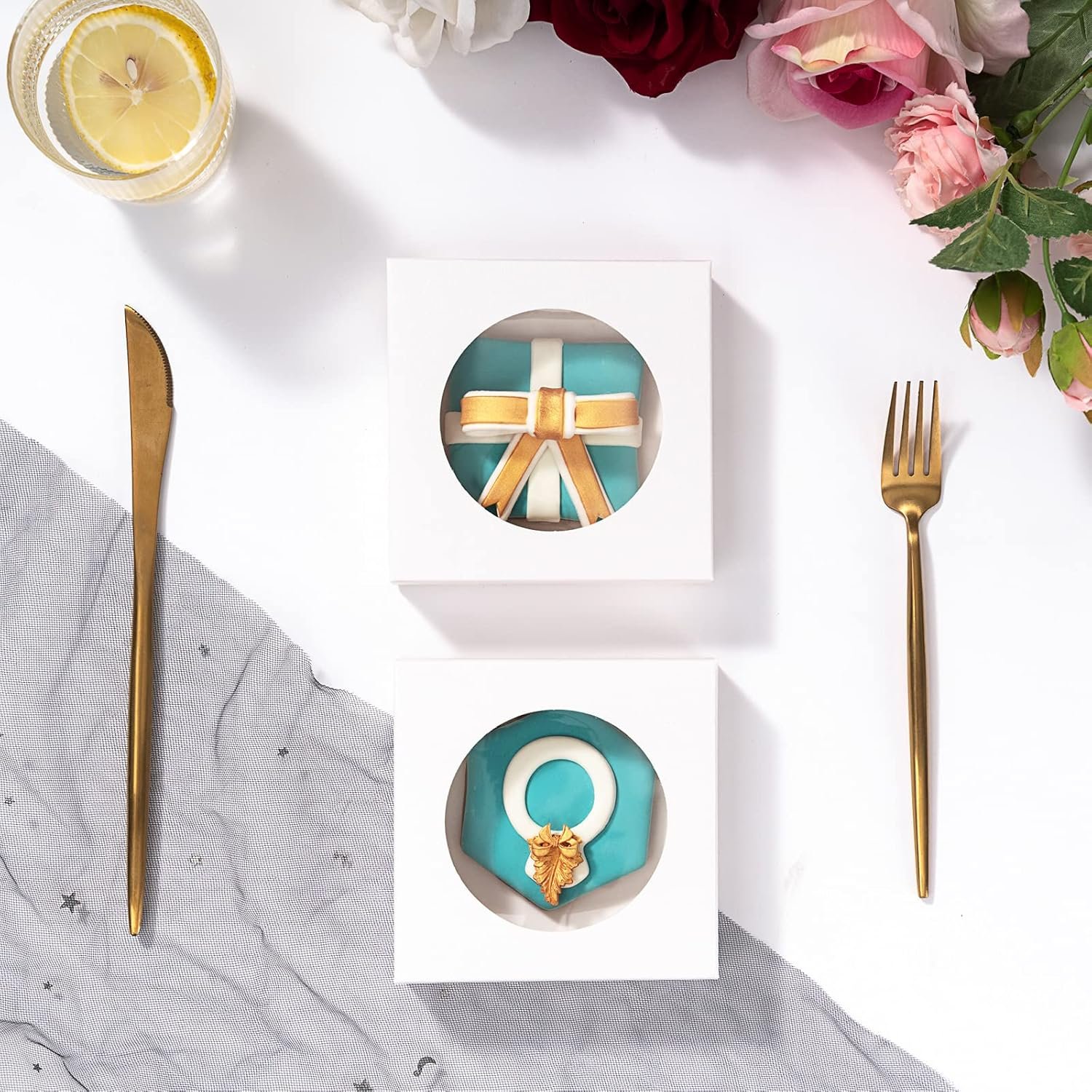 Wholesale Valentine Cookie Gift Boxes with Window 4 3/8