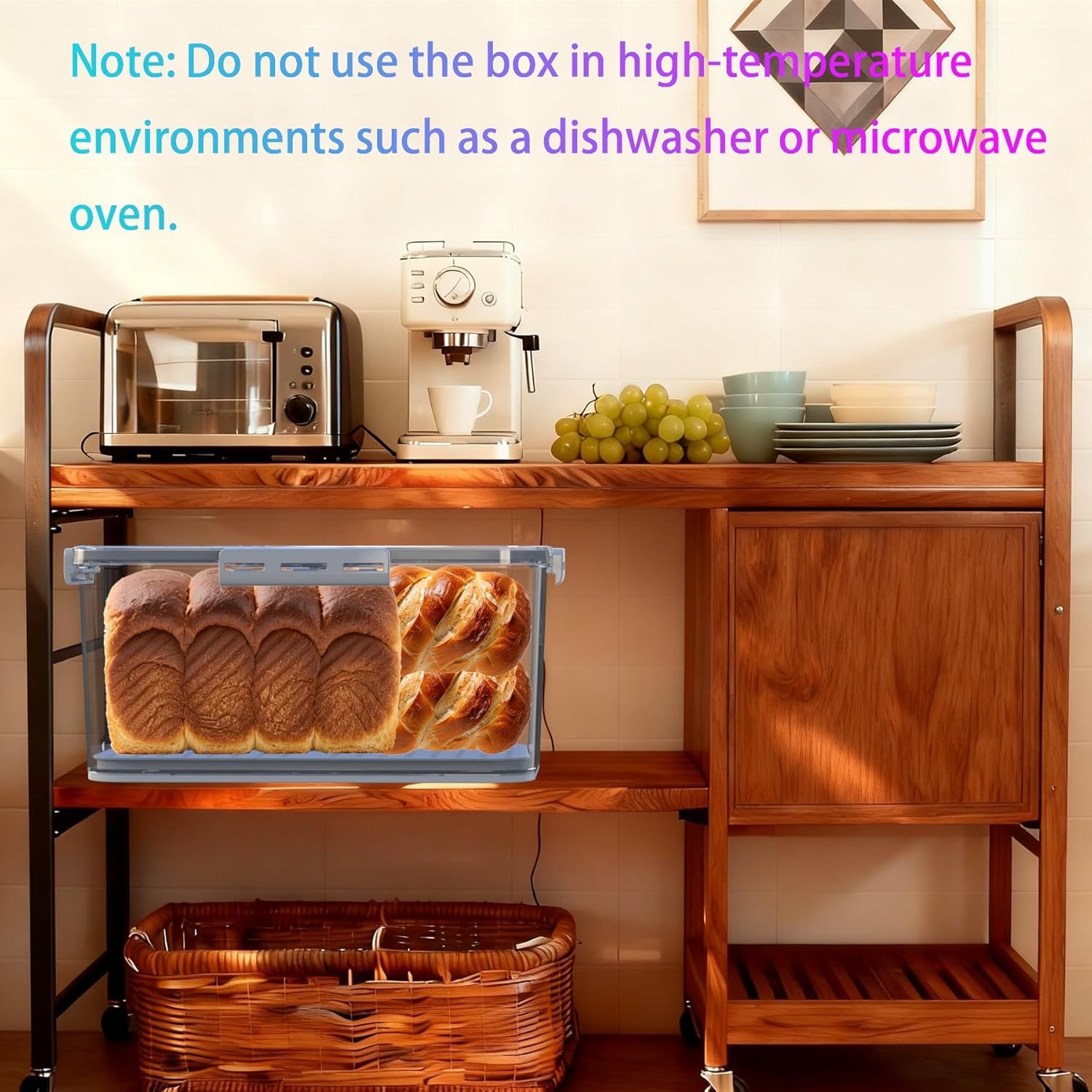 OEM Airtight Bread Storage Box with Lid Handle Timer for Kitchen Counter Portable for Homemade Breads Toast Bagels Donuts Cookies Grey Manufacturer OEM Airtight Bread Storage Box with Lid Handle Timer for Kitchen Counter Portable for Homemade Breads Toast Bagels Donuts Cookies Grey Manufacturer