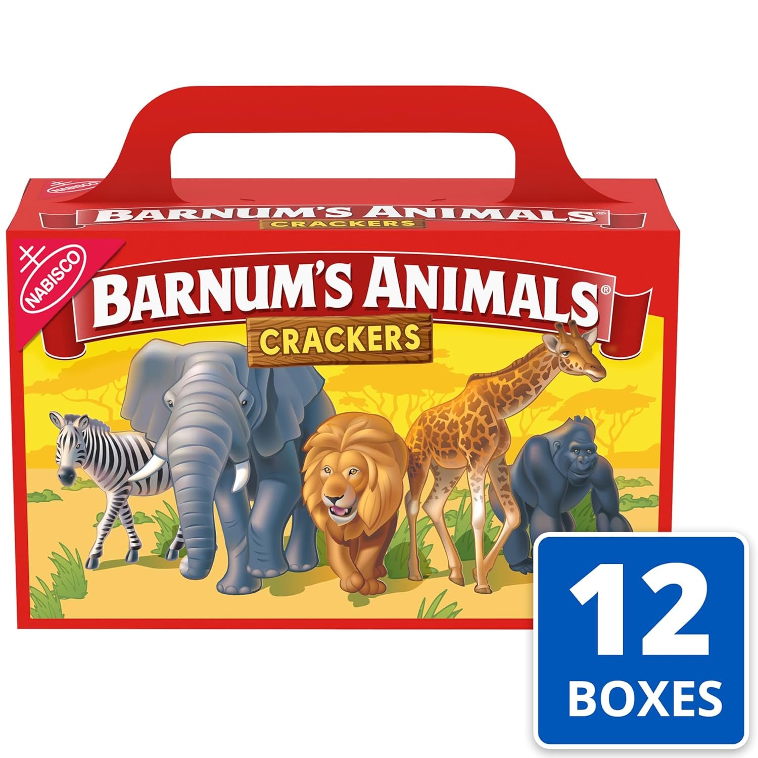 Wholesale Animal Crackers Bulk Kids Snacks 12 x 2.13 oz Boxes Manufacturer
