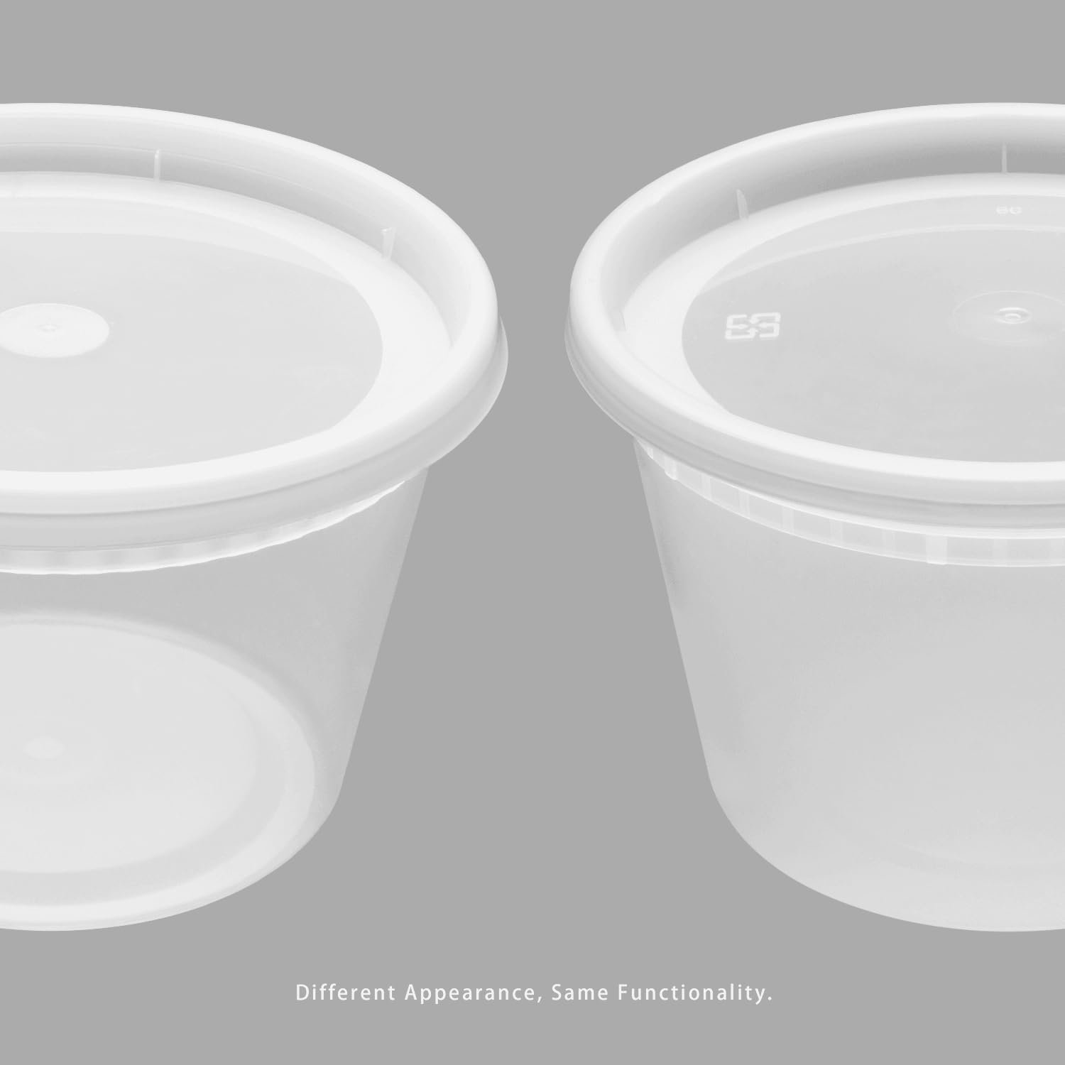 Wholesale [16oz - 240 ct] Clear PP Injection Molded Round Deli Containers with Lids (FP-IMDC16-PP) Manufacturer