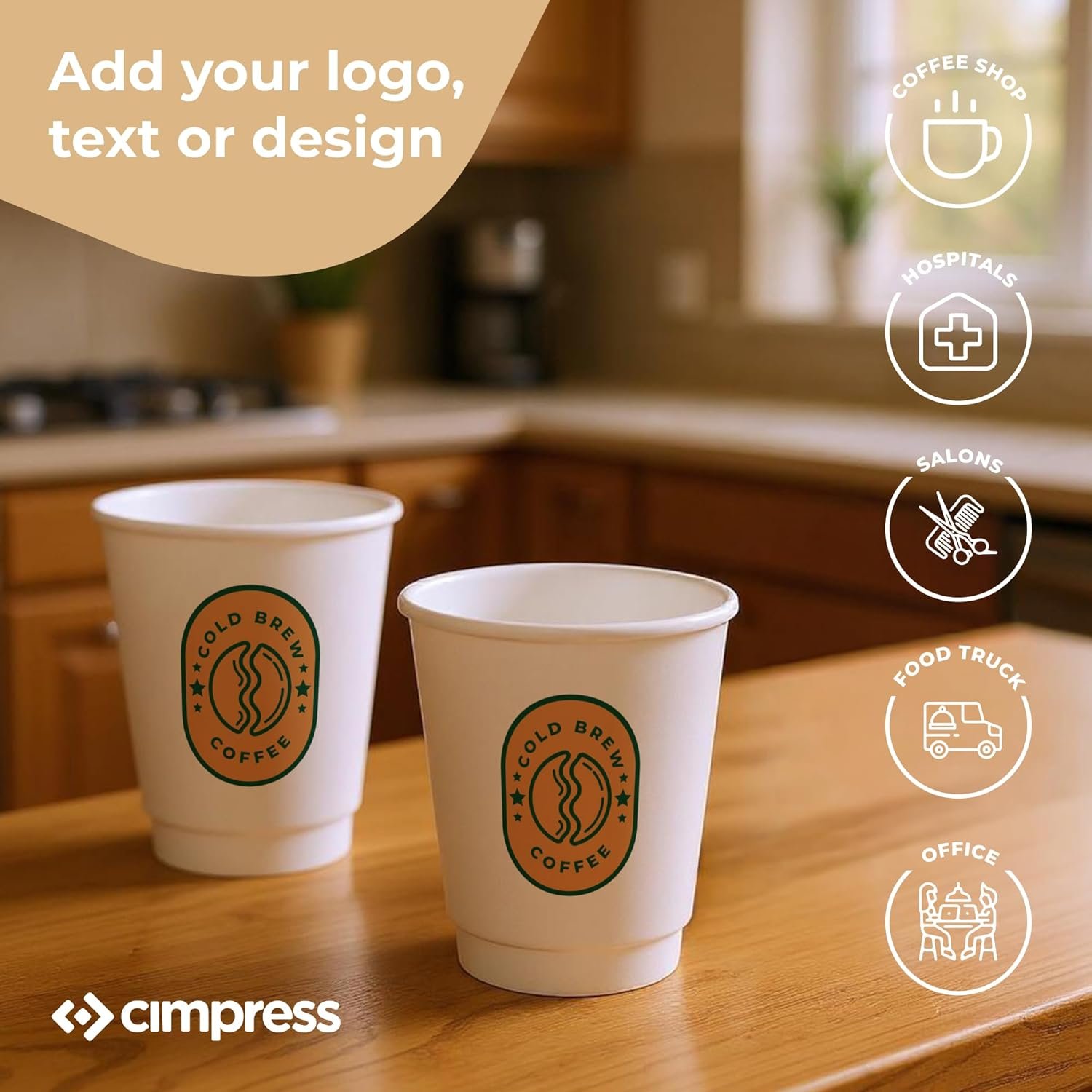 Wholesale Custom Disposable Paper Coffee Cups 10oz Pack of 50 Add Logo or Text Double Walled Leakproof for Hot and Cold Drinks Parties Events Manufacturer Wholesale Custom Disposable Paper Coffee Cups 10oz Pack of 50 Add Logo or Text Double Walled Leakproof for Hot and Cold Drinks Parties Events Manufacturer