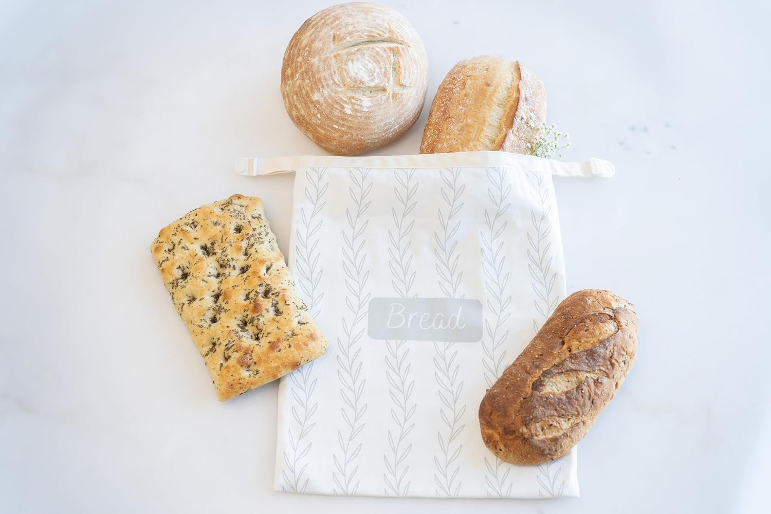 Wholesale Beeswax Bread Bag 13x17 Inch Large Reusable for Sourdough Homemade Gray Leaf Pattern Pack of One Manufacturer Wholesale Beeswax Bread Bag 13x17 Inch Large Reusable for Sourdough Homemade Gray Leaf Pattern Pack of One Manufacturer