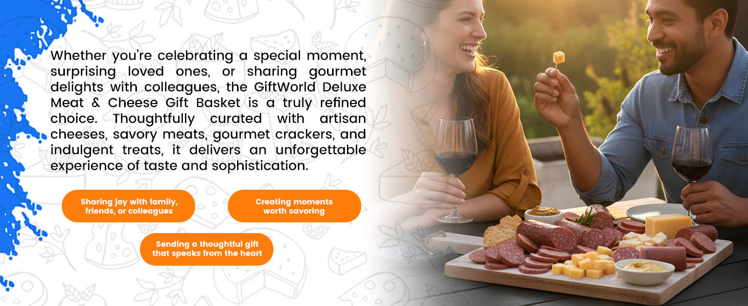 Wholesale Deluxe Meat and Cheese Gift Basket Gourmet Charcuterie Assortment 11-Item Bundle for Business Congratulations Care Packages Tailgating Holidays Manufacturer Wholesale Deluxe Meat and Cheese Gift Basket Gourmet Charcuterie Assortment 11-Item Bundle for Business Congratulations Care Packages Tailgating Holidays Manufacturer