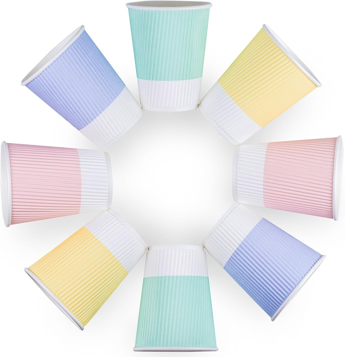 Wholesale 12 oz Disposable Coffee Cups with Lids 80 Pack Insulated To-Go Paper Cups for Hot Cold Beverages No Sleeves Needed Assorted Factory Wholesale 12 oz Disposable Coffee Cups with Lids 80 Pack Insulated To-Go Paper Cups for Hot Cold Beverages No Sleeves Needed Assorted Factory