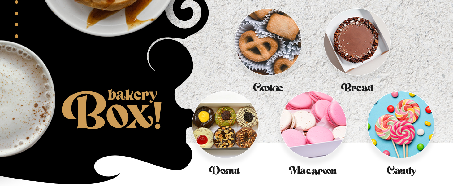 Wholesale 50Pcs White Cookie Box with Window 9x6x2.5 Inch Pastry Macaron Bakery Packaging Manufacturer