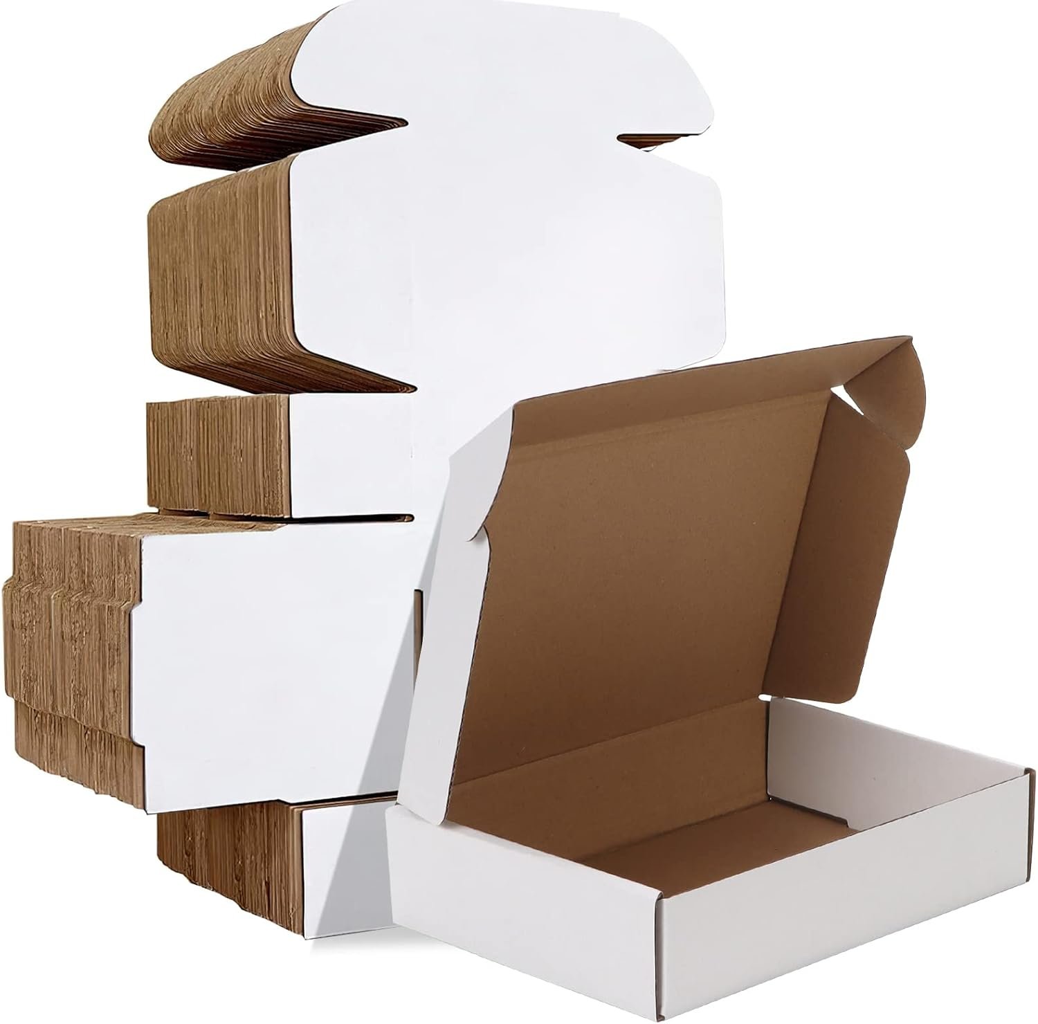 Wholesale 9x6x2 Inches White Corrugated Cardboard Shipping Boxes Literature Mailer Set of 50 Manufacturer Wholesale 9x6x2 Inches White Corrugated Cardboard Shipping Boxes Literature Mailer Set of 50 Manufacturer