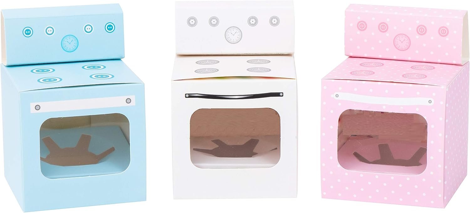 Wholesale Bun in the Oven Cupcake Boxes for Baby Shower Favors Boy Girl Gender Reveal Parties 12 Pieces Blue Manufacturer