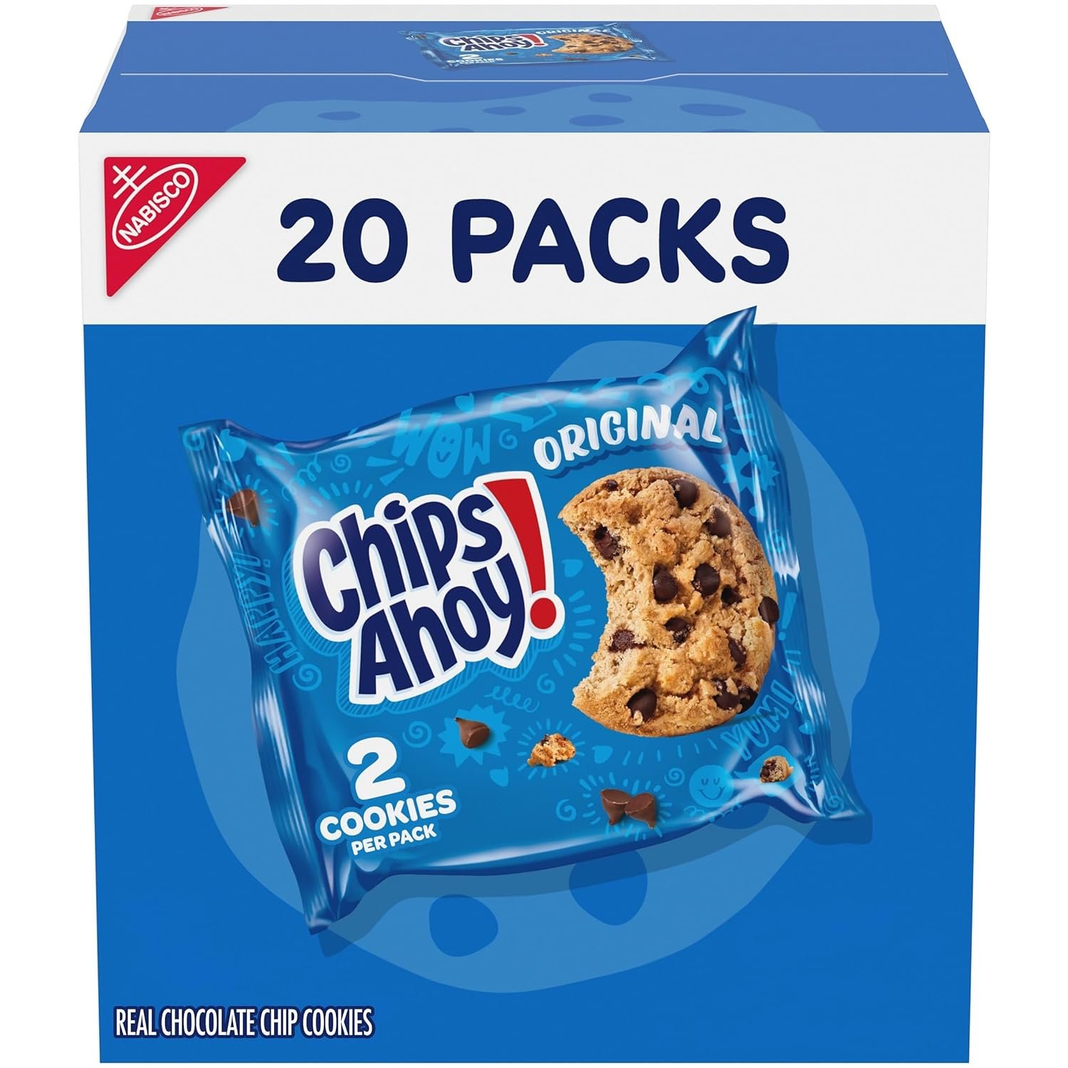 Wholesale Original Chocolate Chip Cookies 20 Snack Packs 2 Cookies Per Pack Manufacturer