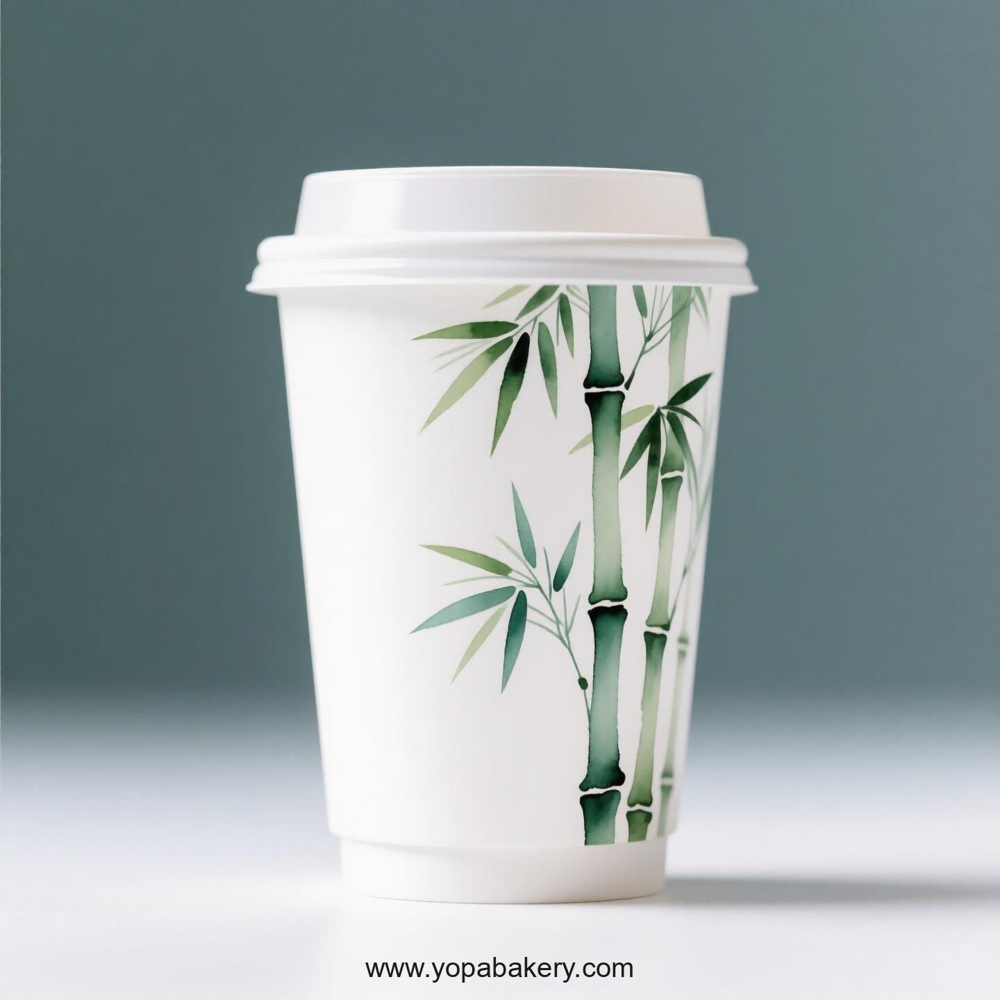 Bamboo Design Coffee Paper Cups: Green Business Solution
