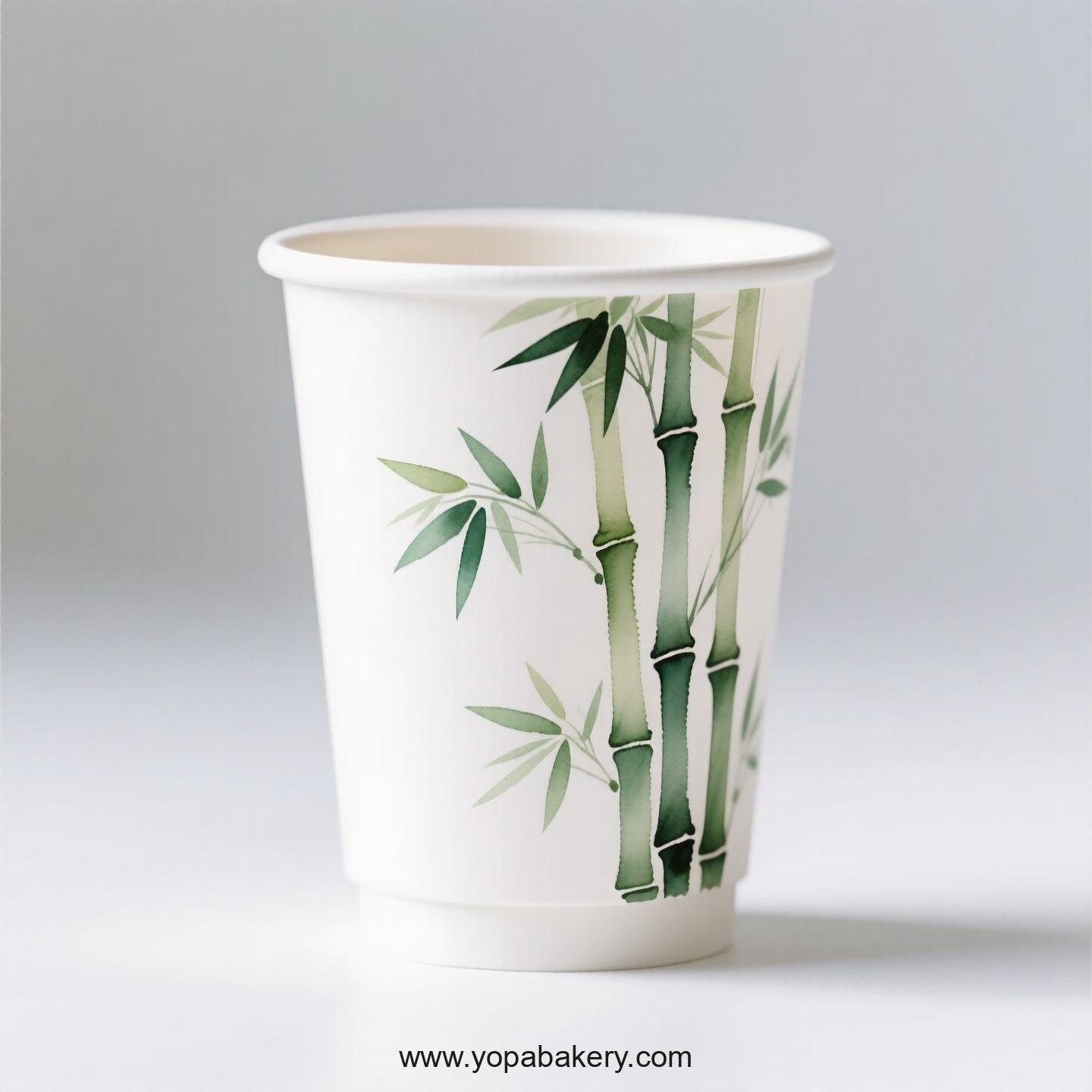 Bamboo Design Coffee Paper Cups: Green Business Solution