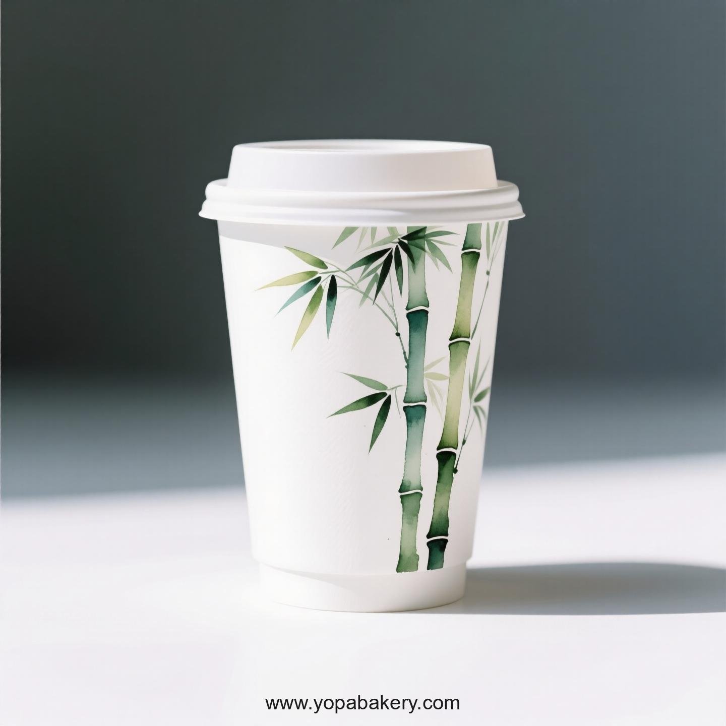 Bamboo Design Coffee Paper Cups: Green Business Solution