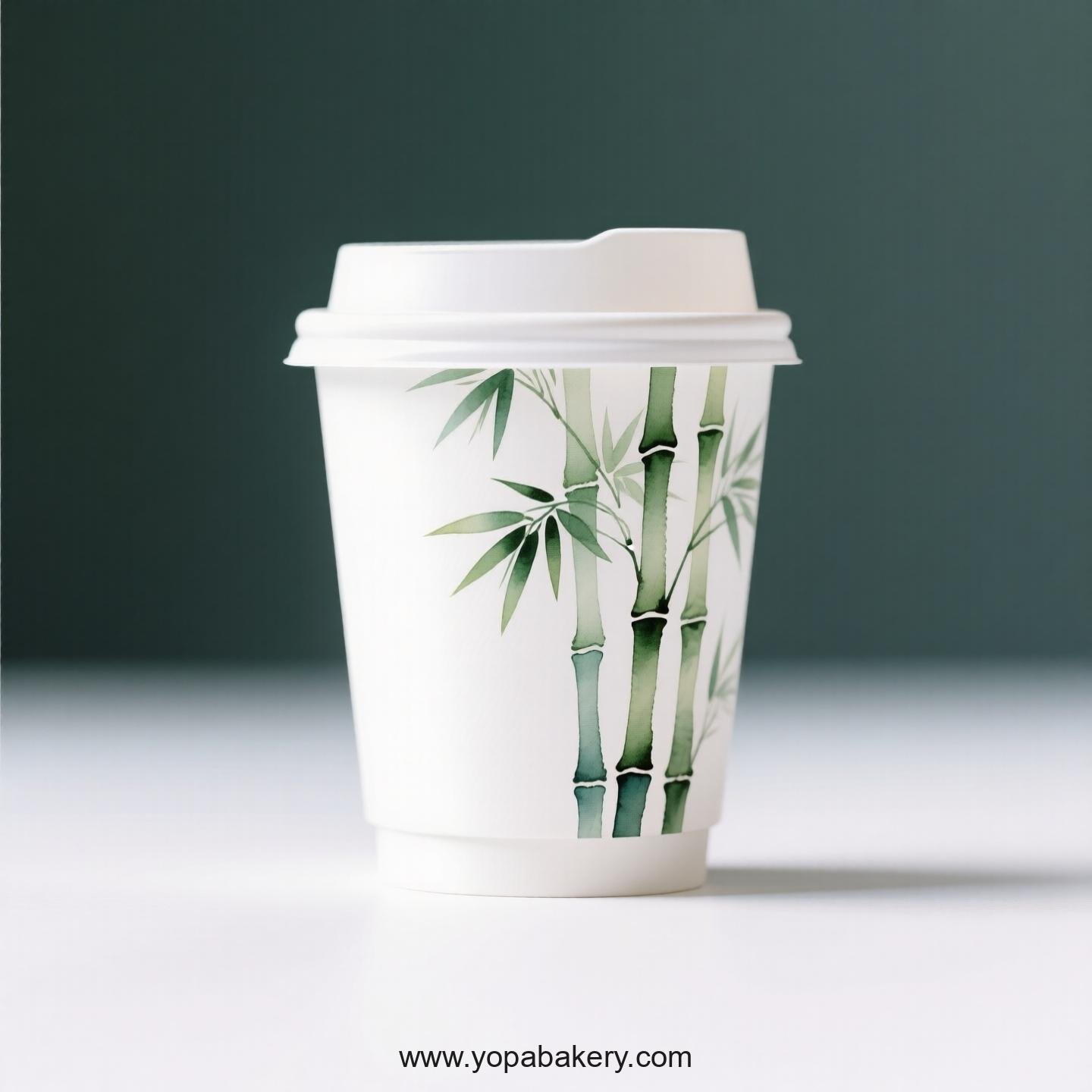 Bamboo Design Coffee Paper Cups: Green Business Solution