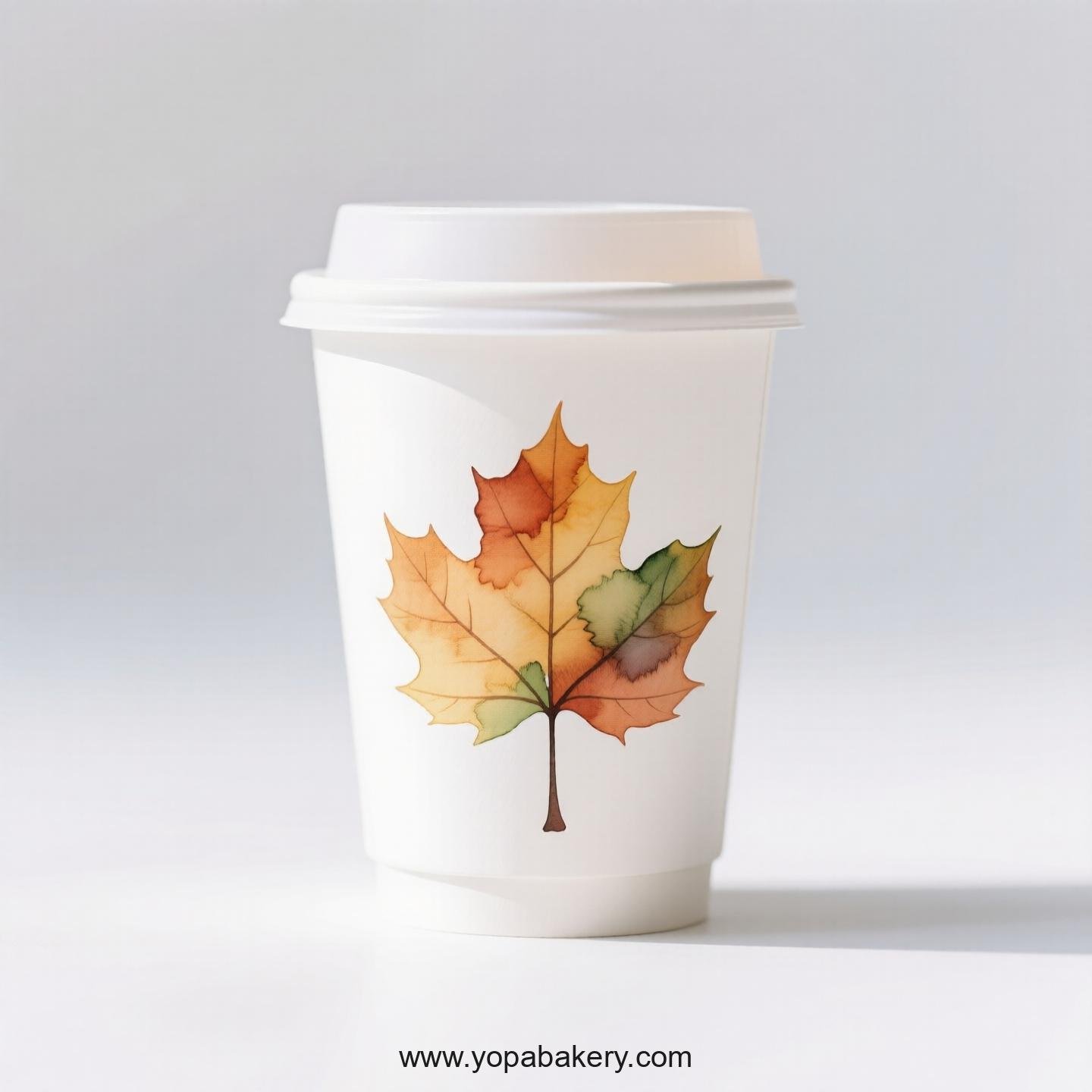 Chinese Parasol Tree Design Coffee Paper Cups: Commercial Grade