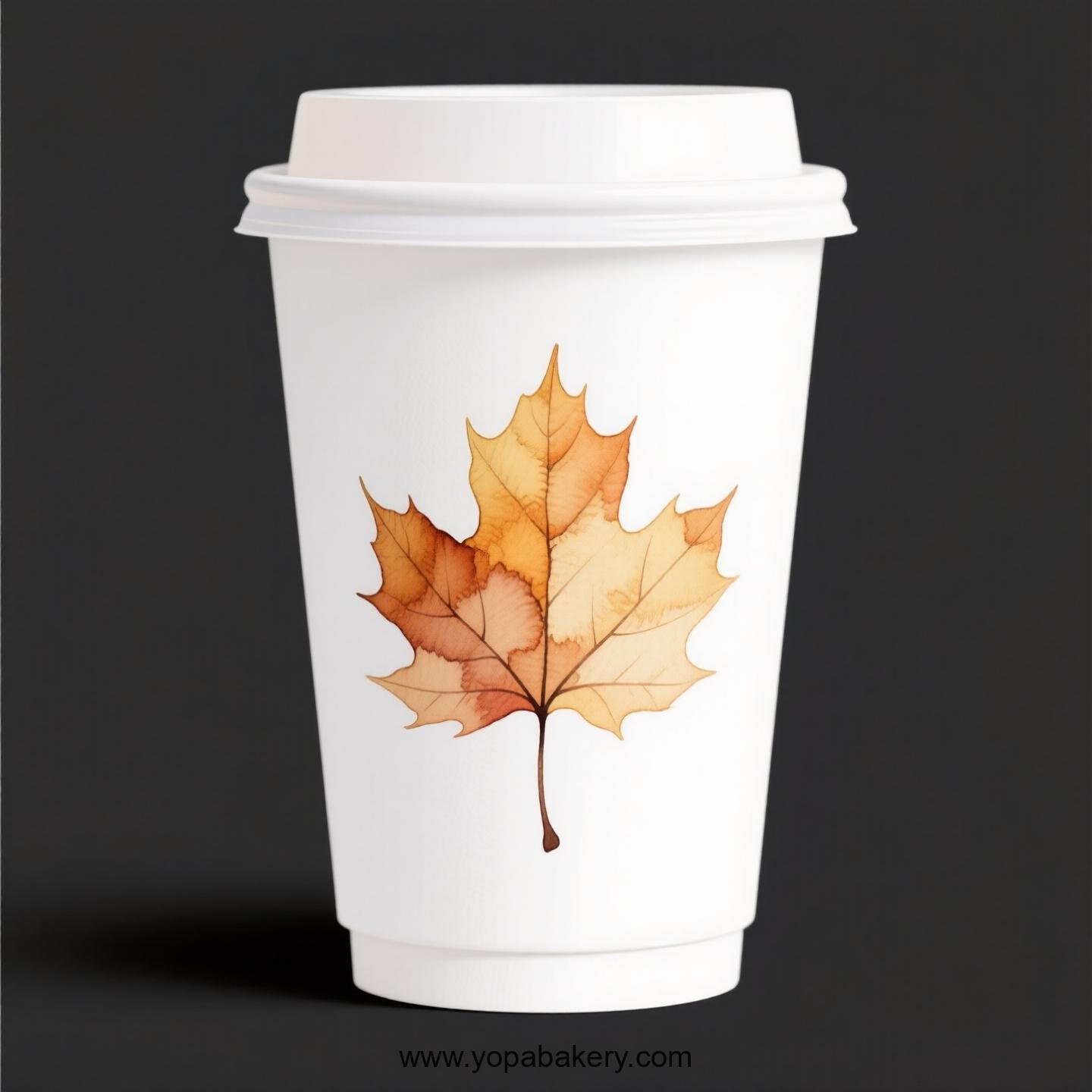 Chinese Parasol Tree Design Coffee Paper Cups: Commercial Grade
