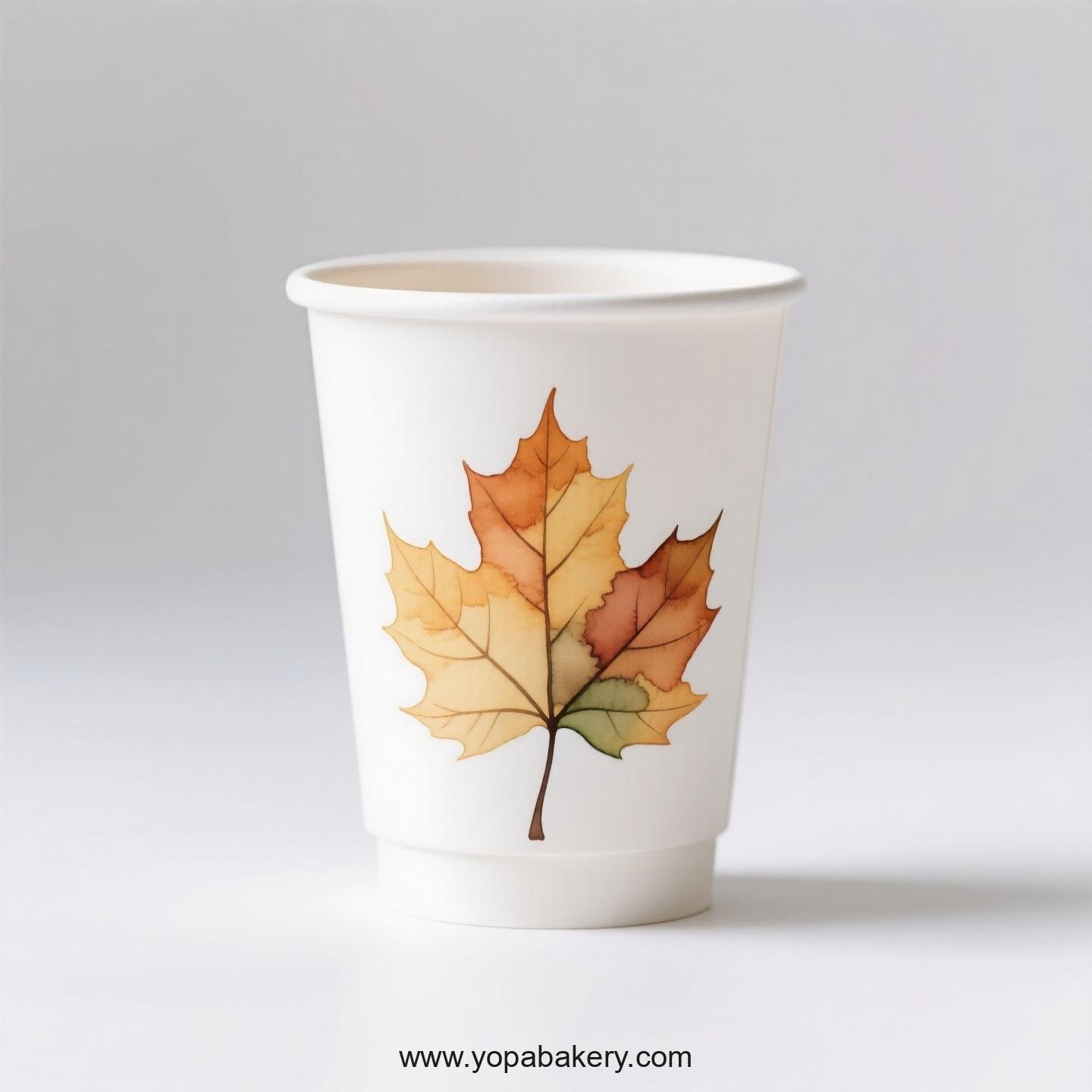Chinese Parasol Tree Design Coffee Paper Cups: Commercial Grade