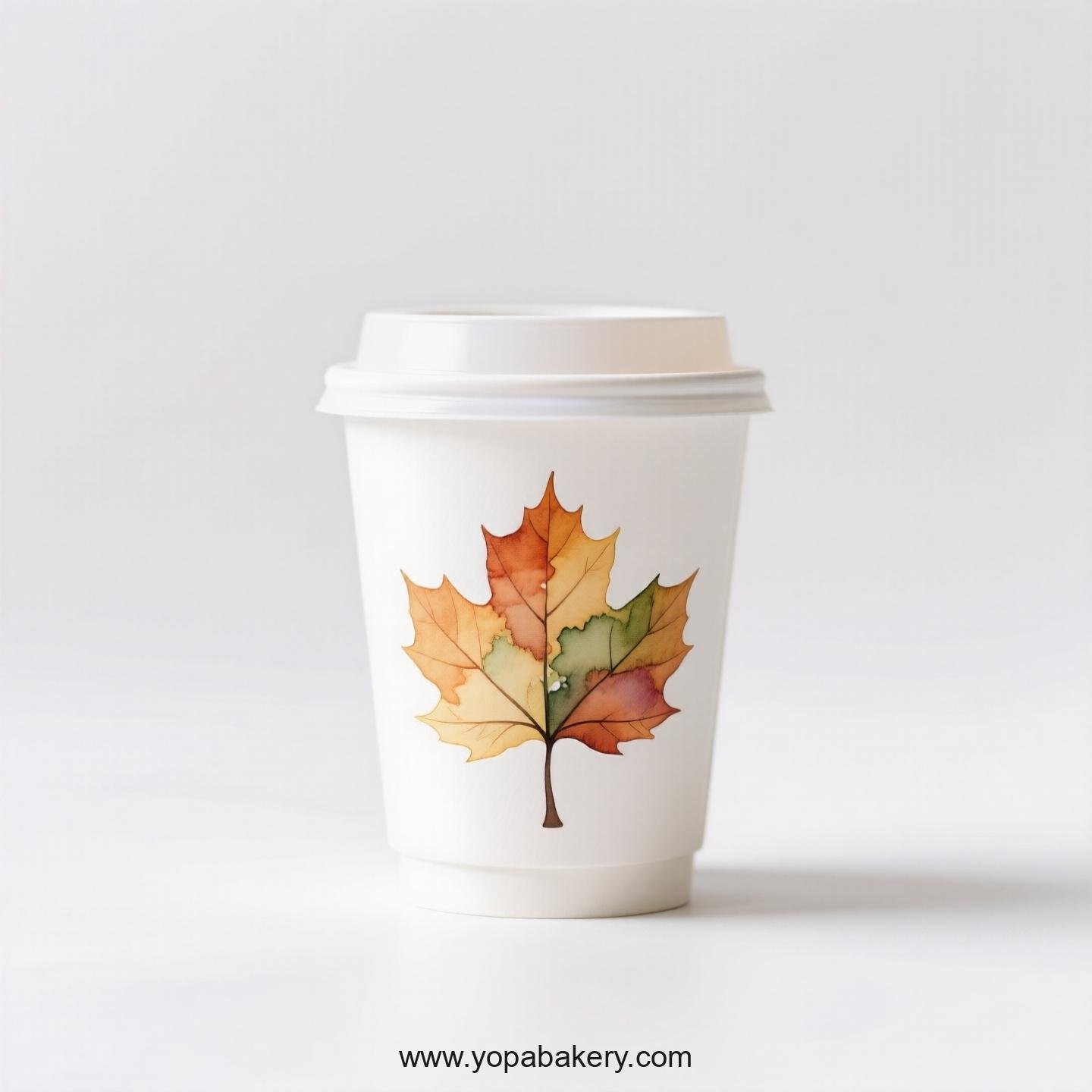 Chinese Parasol Tree Design Coffee Paper Cups: Commercial Grade