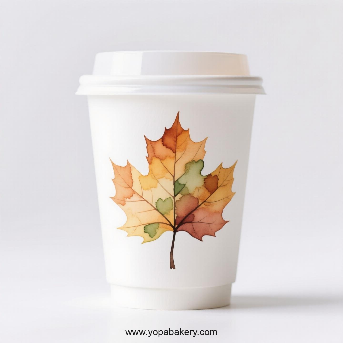 Chinese Parasol Tree Design Coffee Paper Cups: Commercial Grade