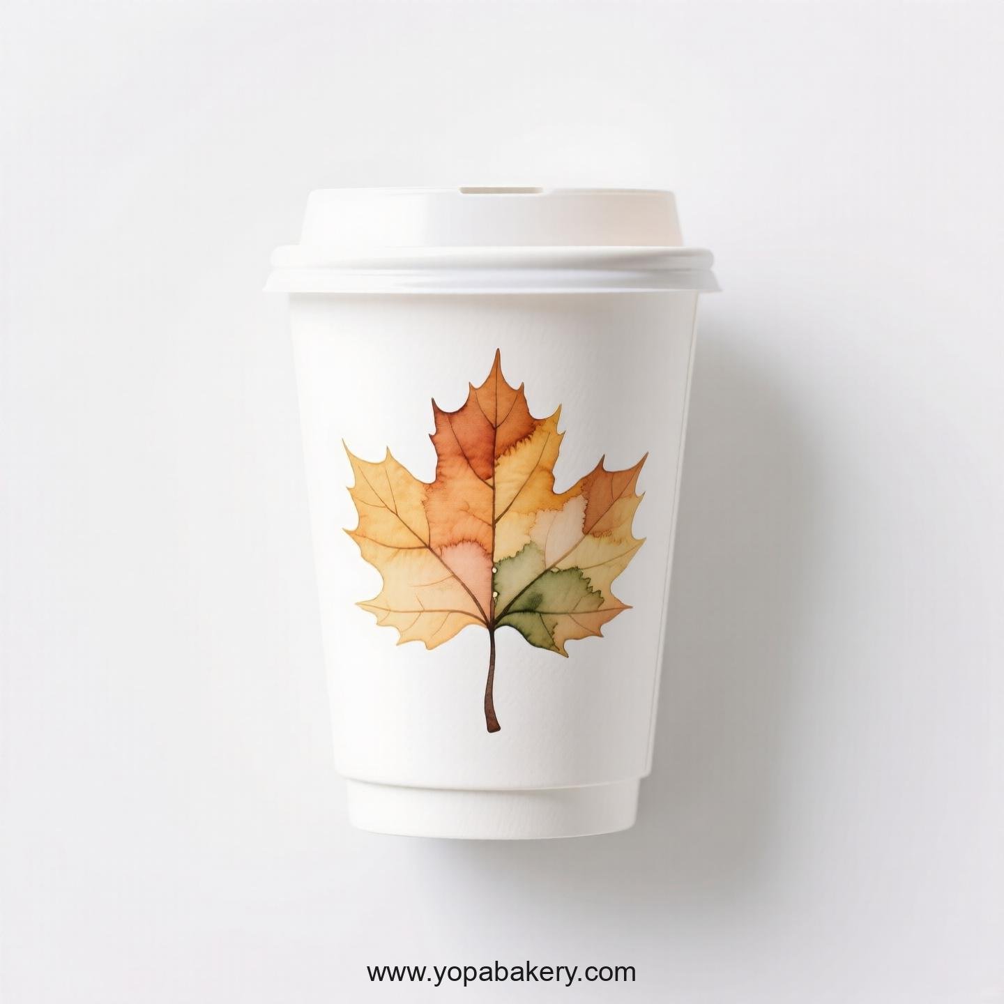 Chinese Parasol Tree Design Coffee Paper Cups: Commercial Grade