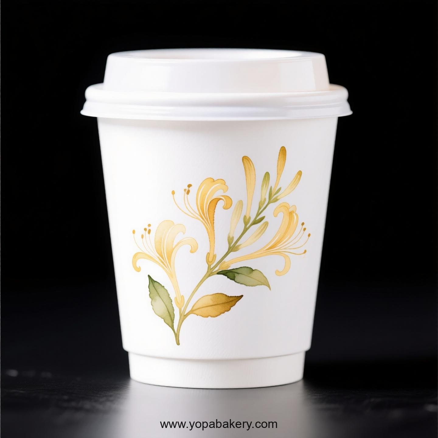 Honeysuckle Design Coffee Paper Cups Factory: Leak-Proof Design
