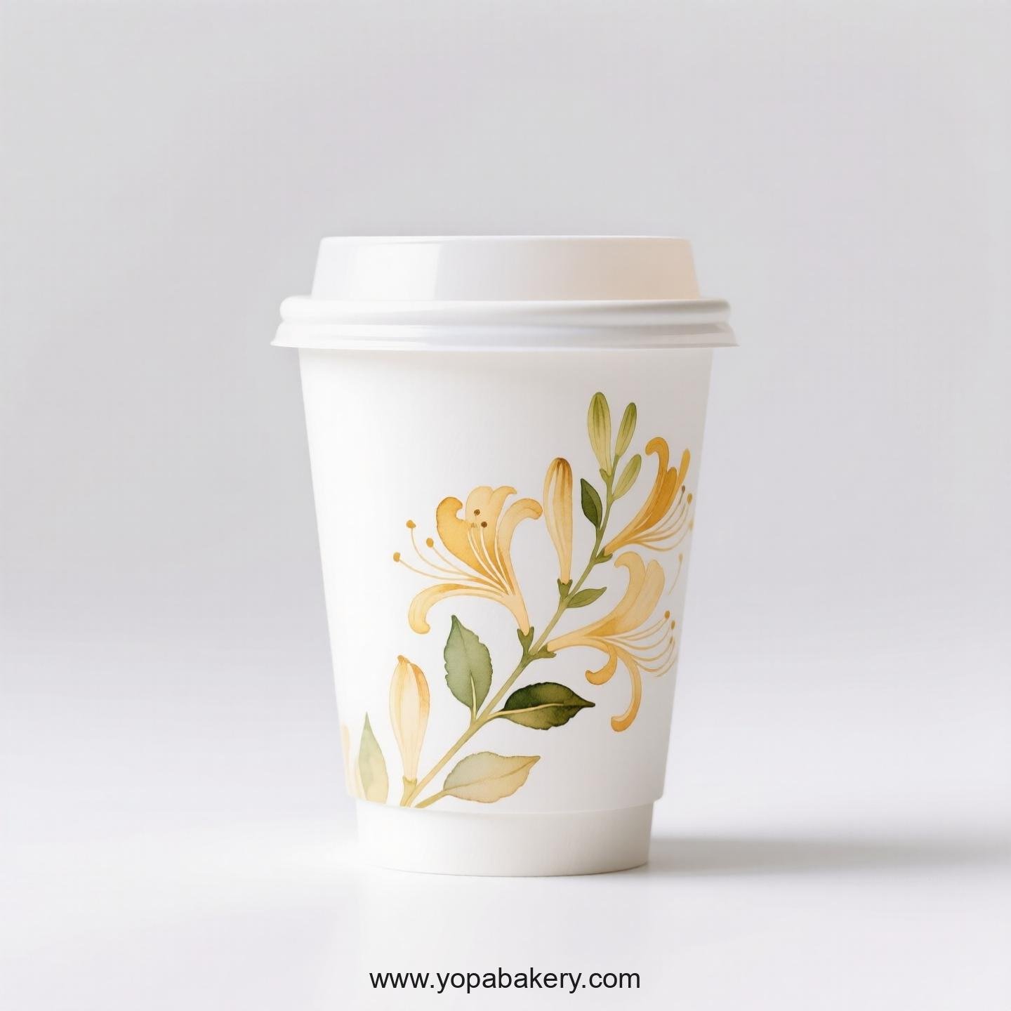 Honeysuckle Design Coffee Paper Cups Factory: Leak-Proof Design