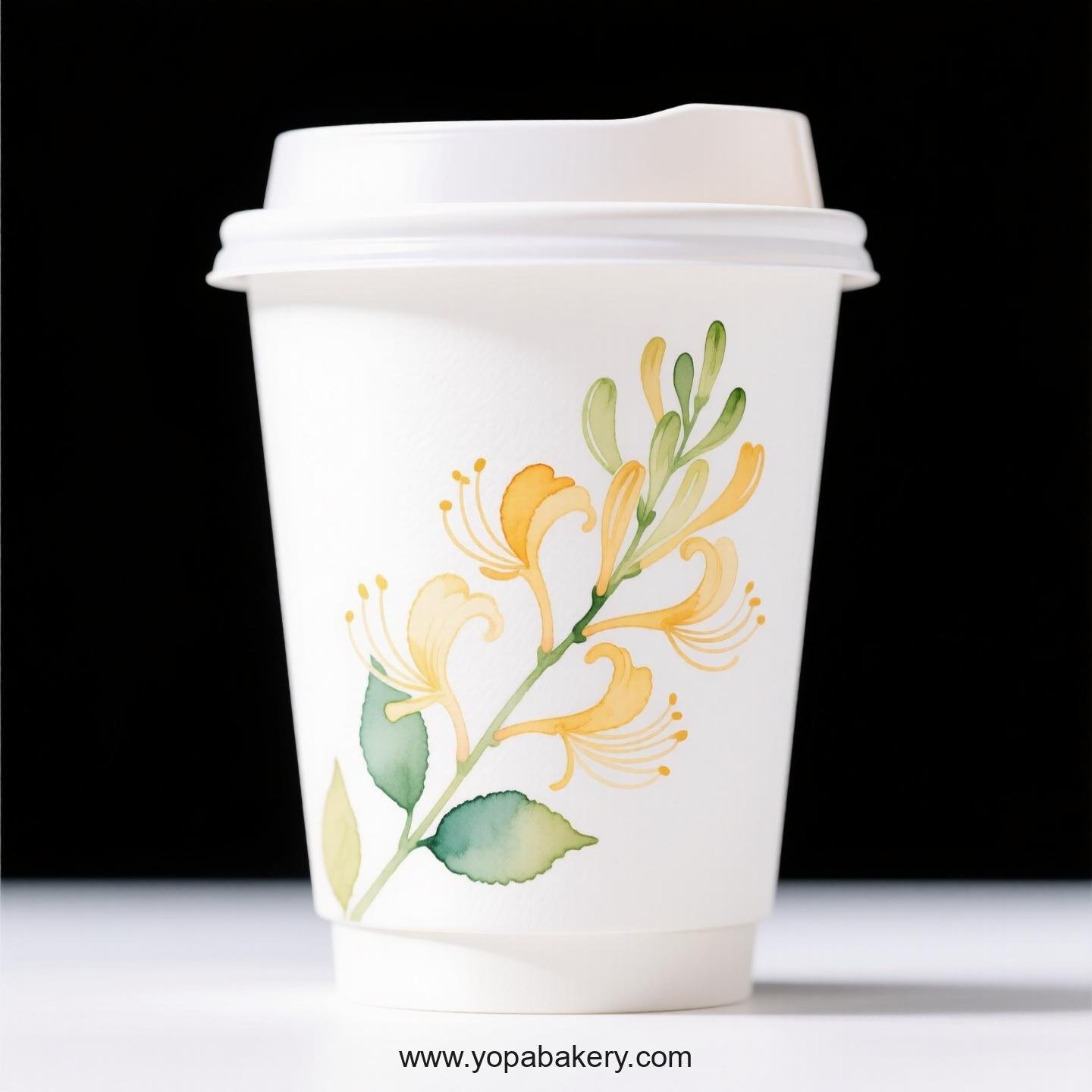 Honeysuckle Design Coffee Paper Cups Factory: Leak-Proof Design