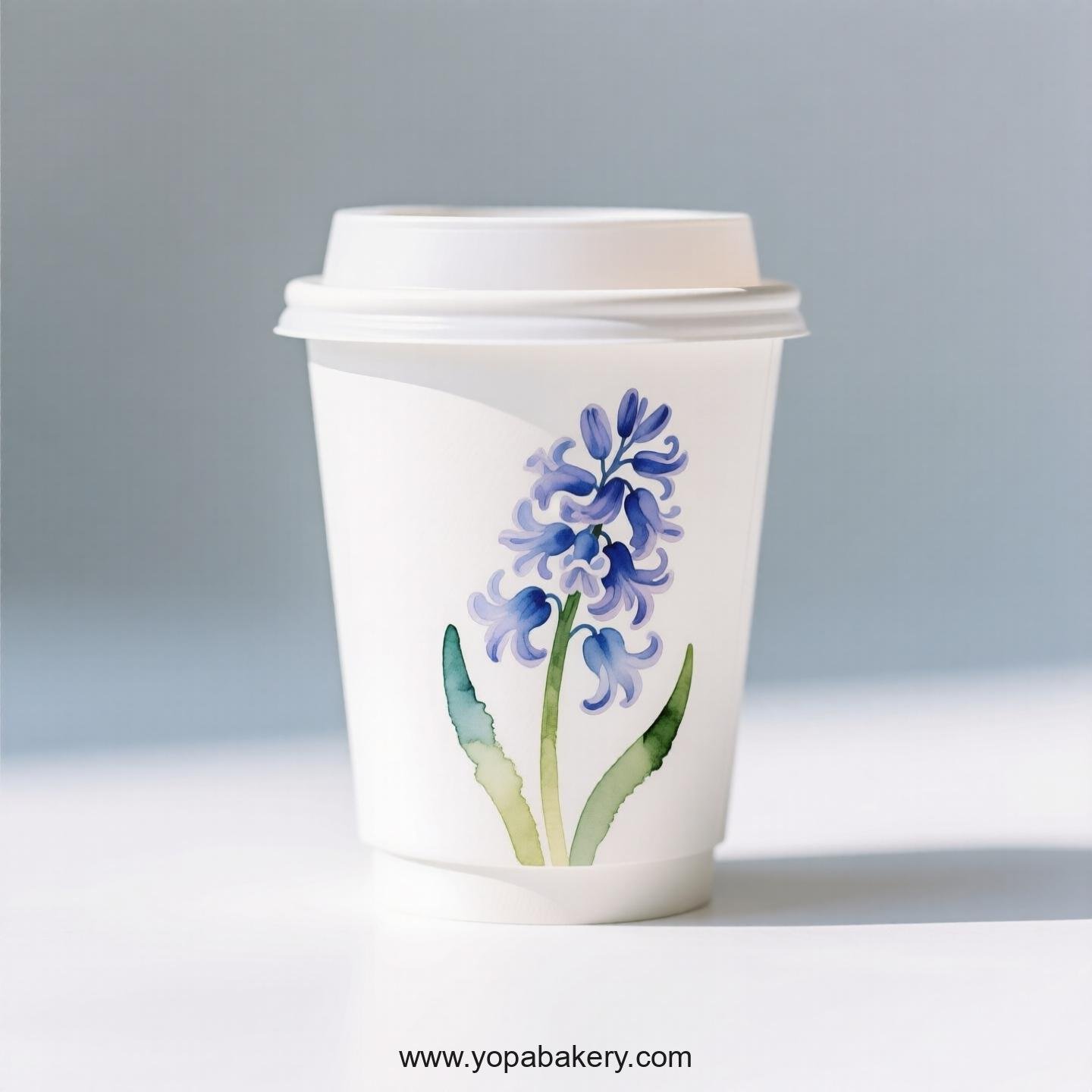 Hyacinth Design Coffee Paper Cups Factory: Cafe Owner's Choice
