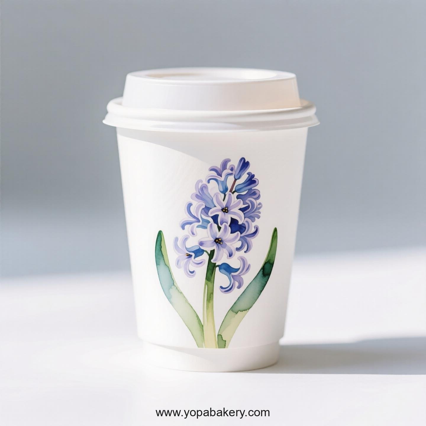 Hyacinth Design Coffee Paper Cups Factory: Cafe Owner's Choice