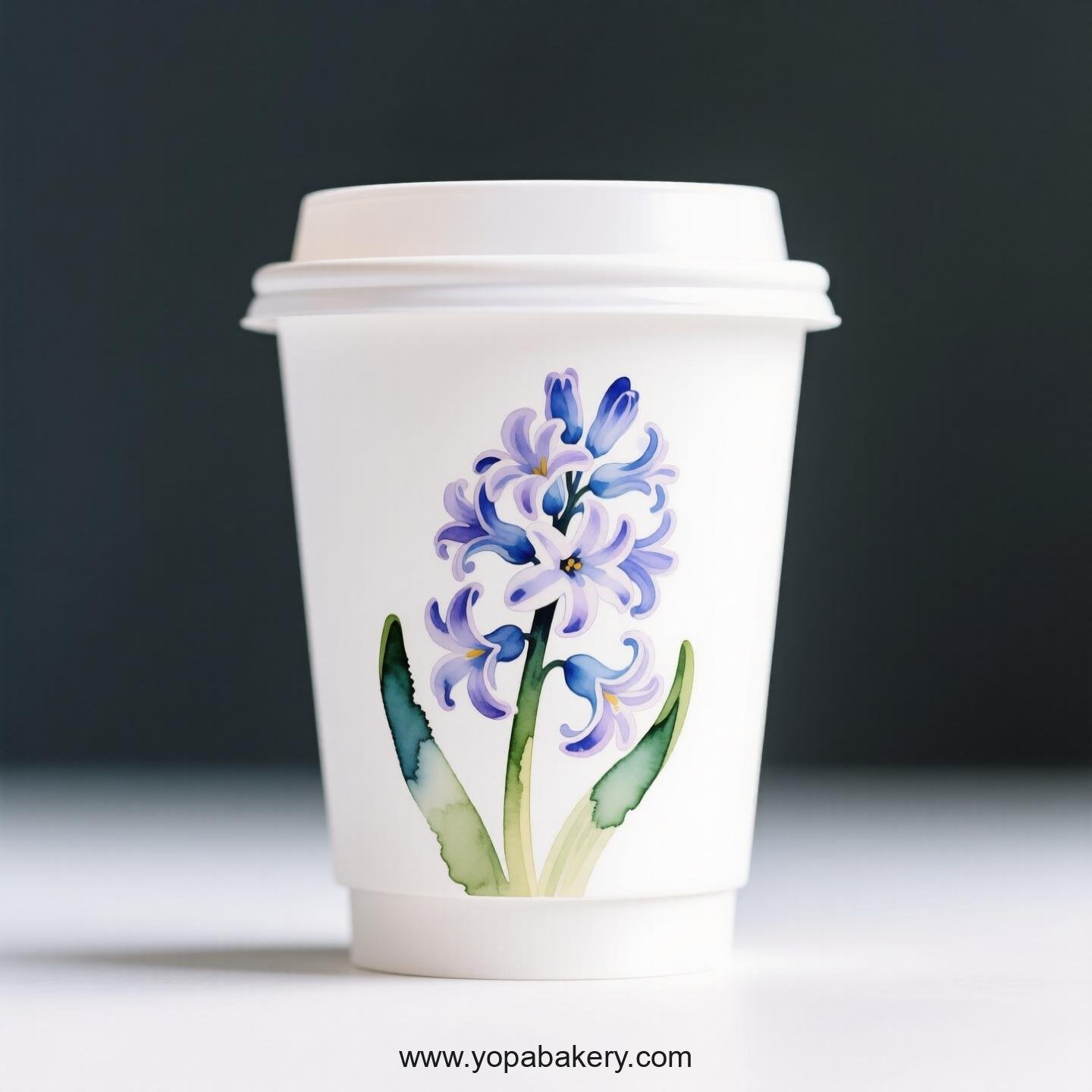 Hyacinth Design Coffee Paper Cups Factory: Cafe Owner's Choice