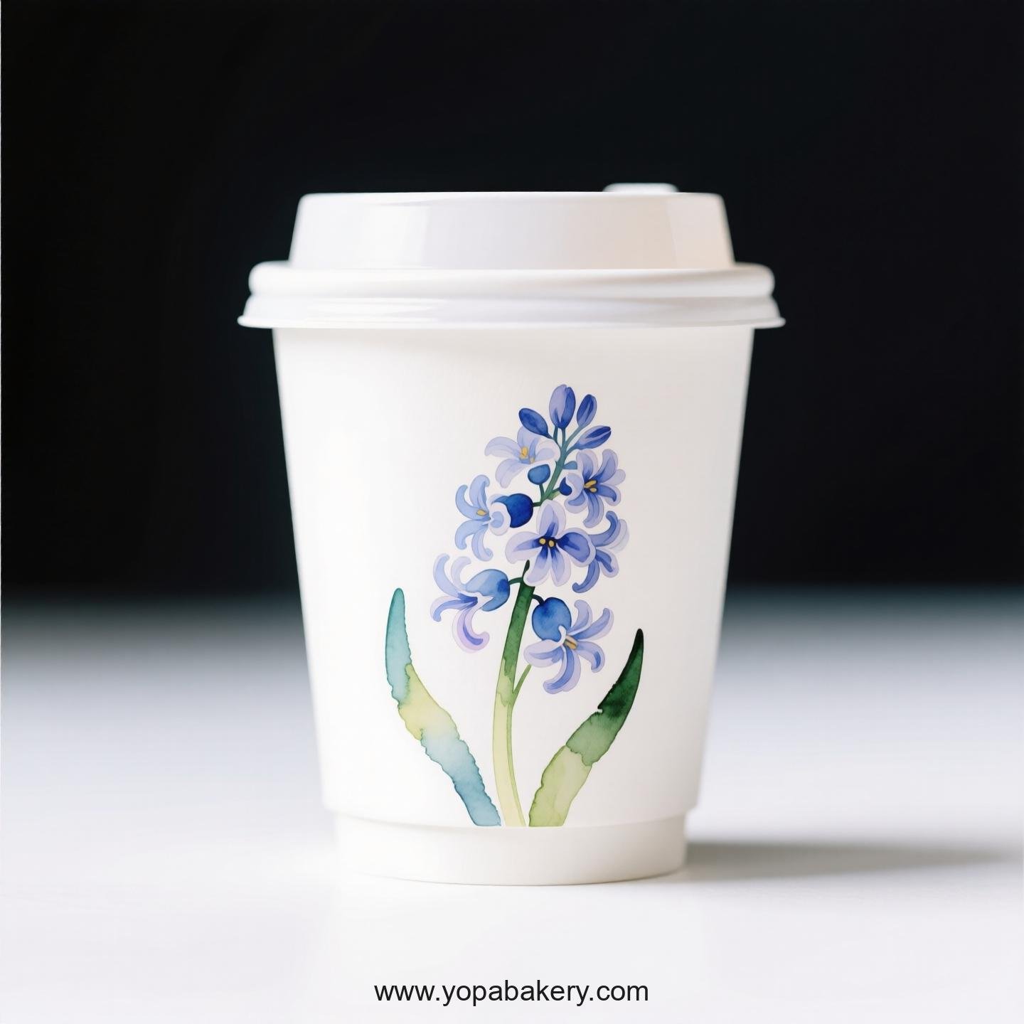 Hyacinth Design Coffee Paper Cups Factory: Cafe Owner's Choice