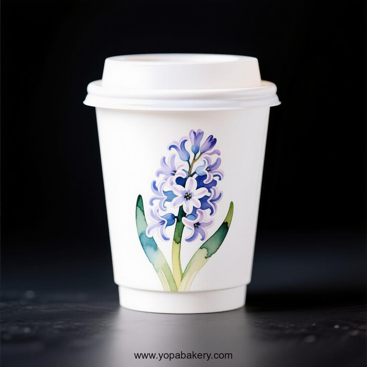 Hyacinth Design Coffee Paper Cups Factory: Cafe Owner's Choice