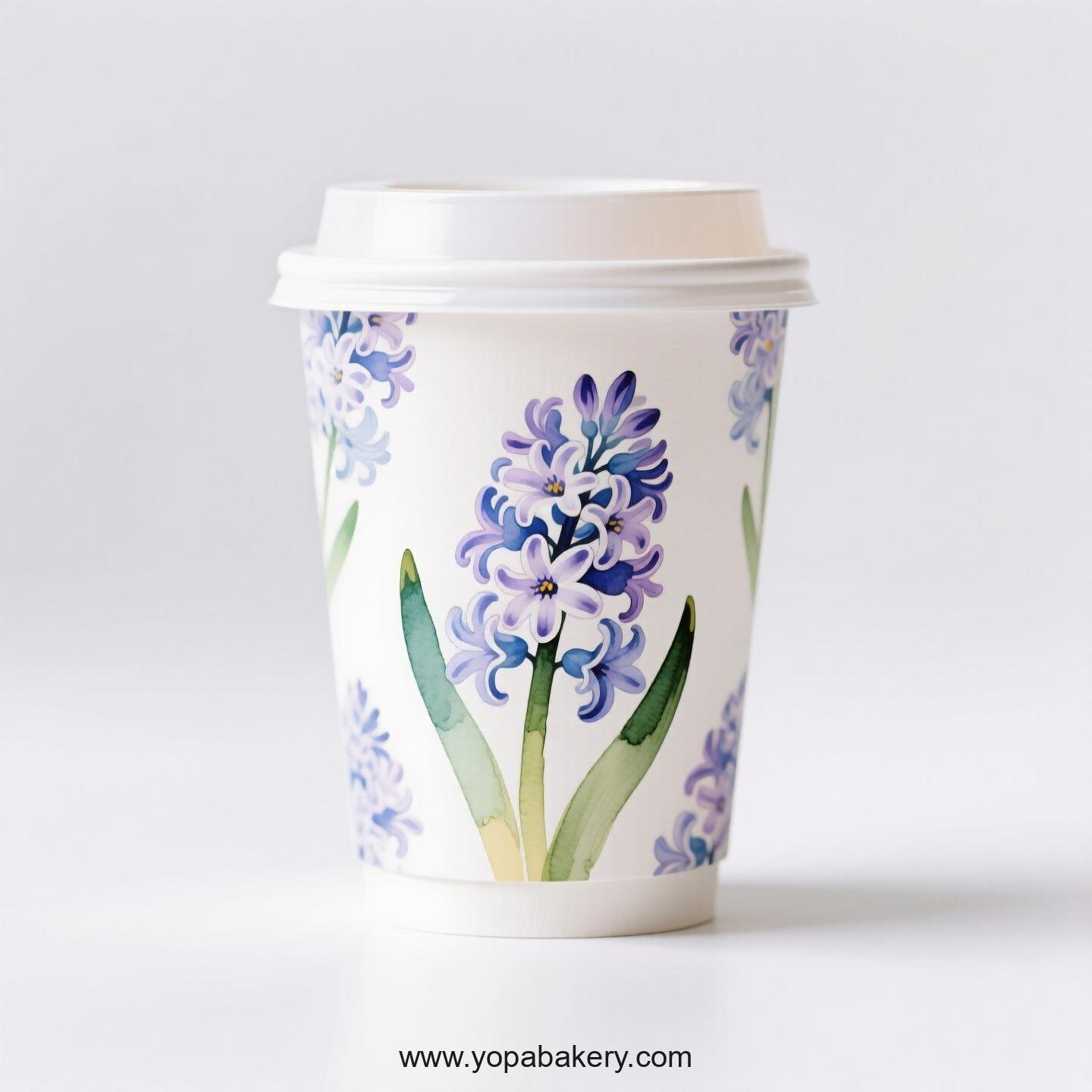Hyacinth Design Coffee Paper Cups Factory: Cafe Owner's Choice
