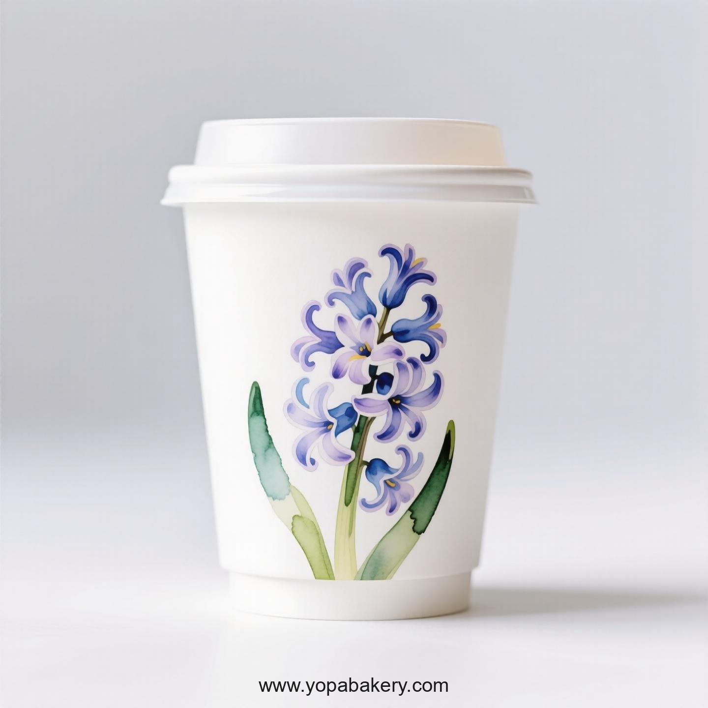 Hyacinth Design Coffee Paper Cups Factory: Cafe Owner's Choice