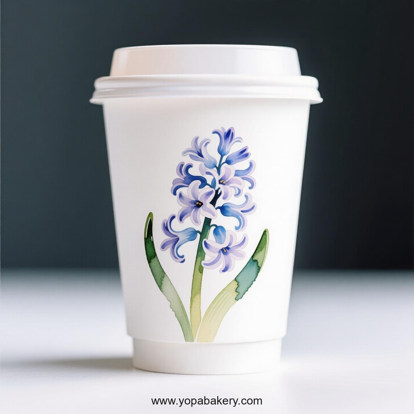 Hyacinth Design Coffee Paper Cups Factory: Cafe Owner's Choice
