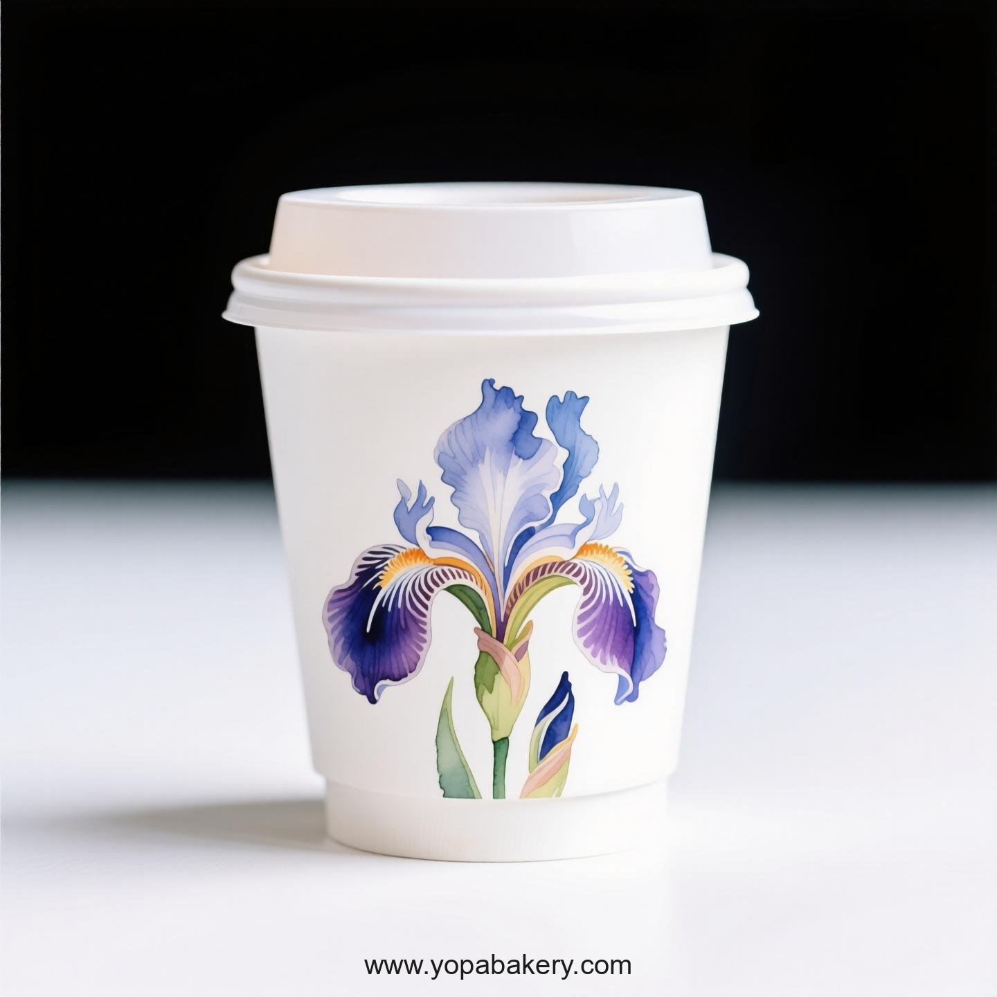 Iris Design Coffee Paper Cups: Reliable Supplier Direct